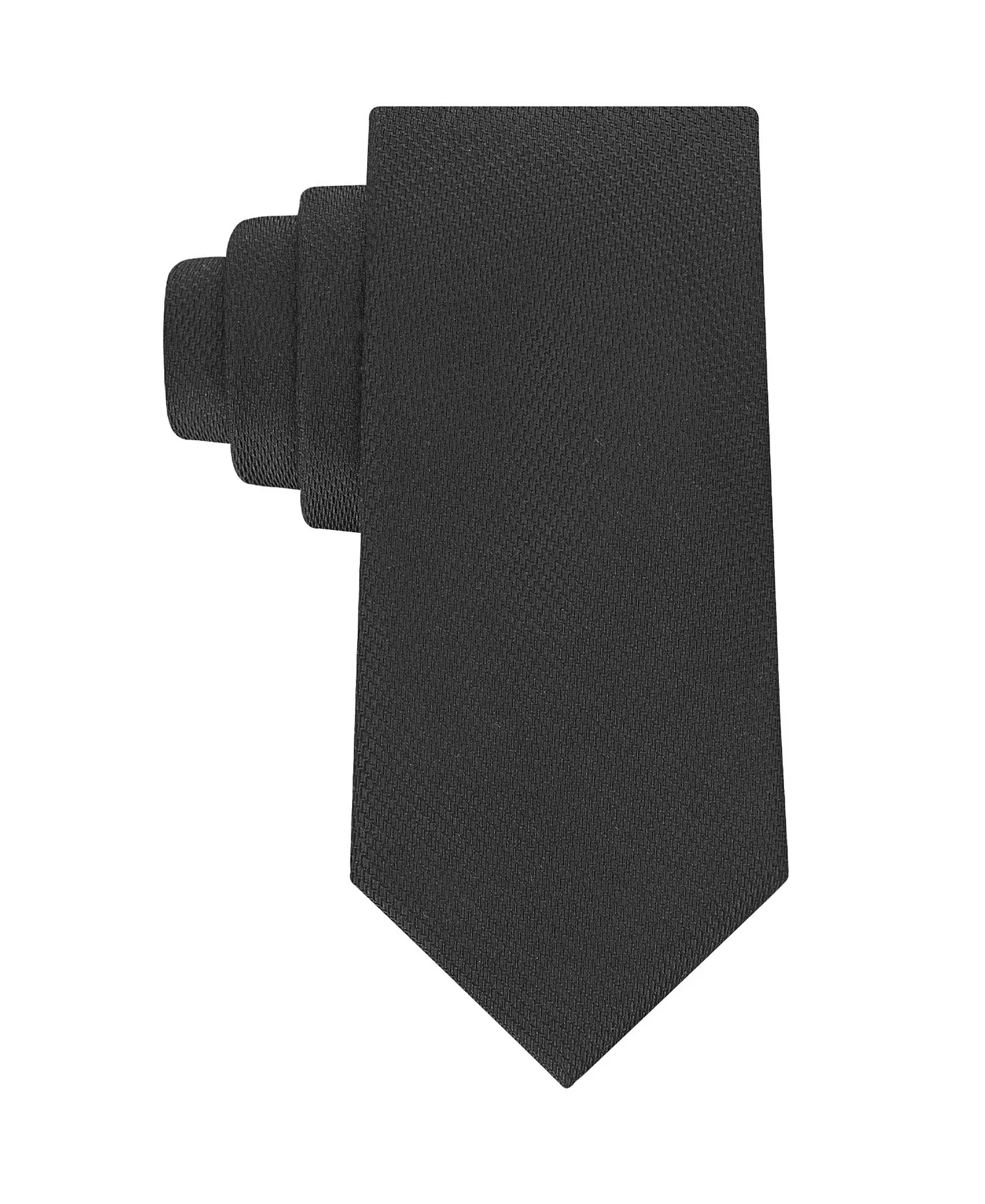 Men's Quinn Solid Classic Tie - Black - ONE SIZE