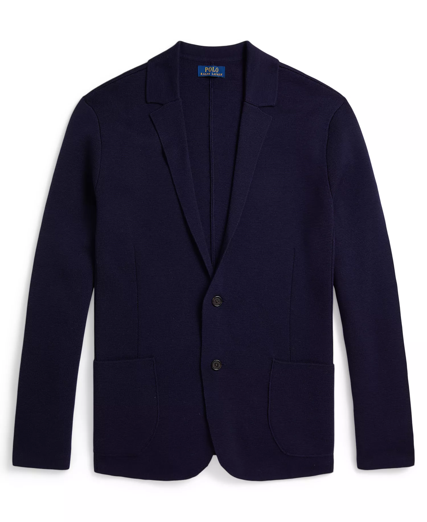 Men's Merino Long Sleeve Blazer Cardigan - Hunter Navy - L