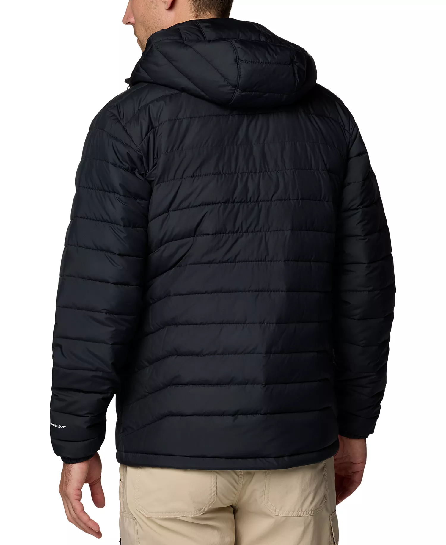 Men's Powder Lite II Hooded Jacket - Black - L