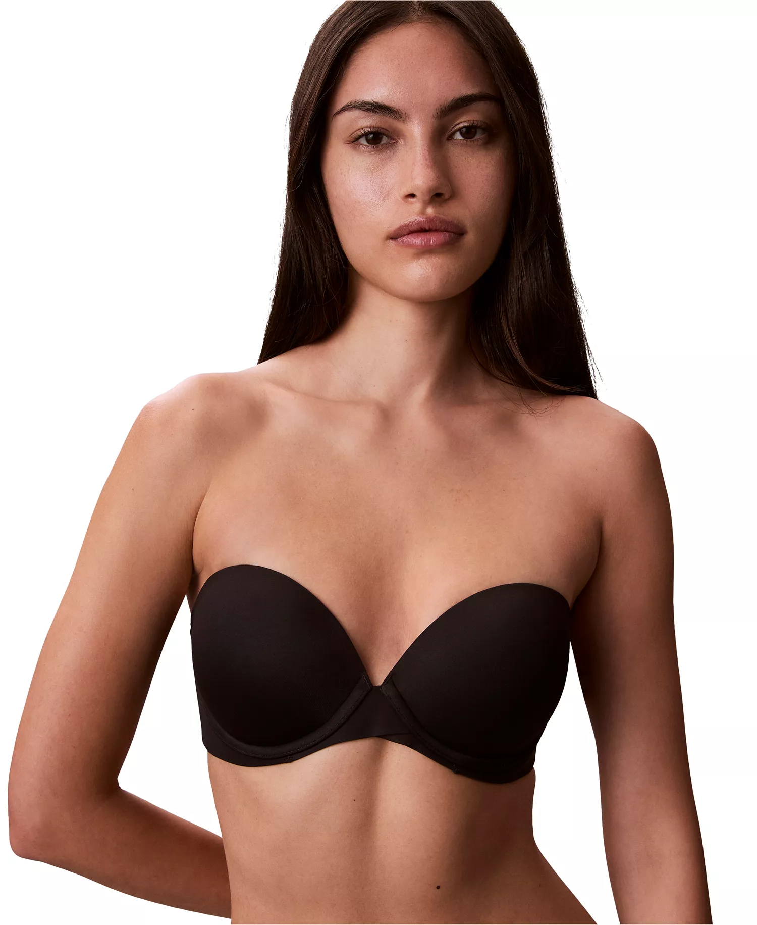 Women's Strapless Capsule Push Up Bra - Black - 32 - A