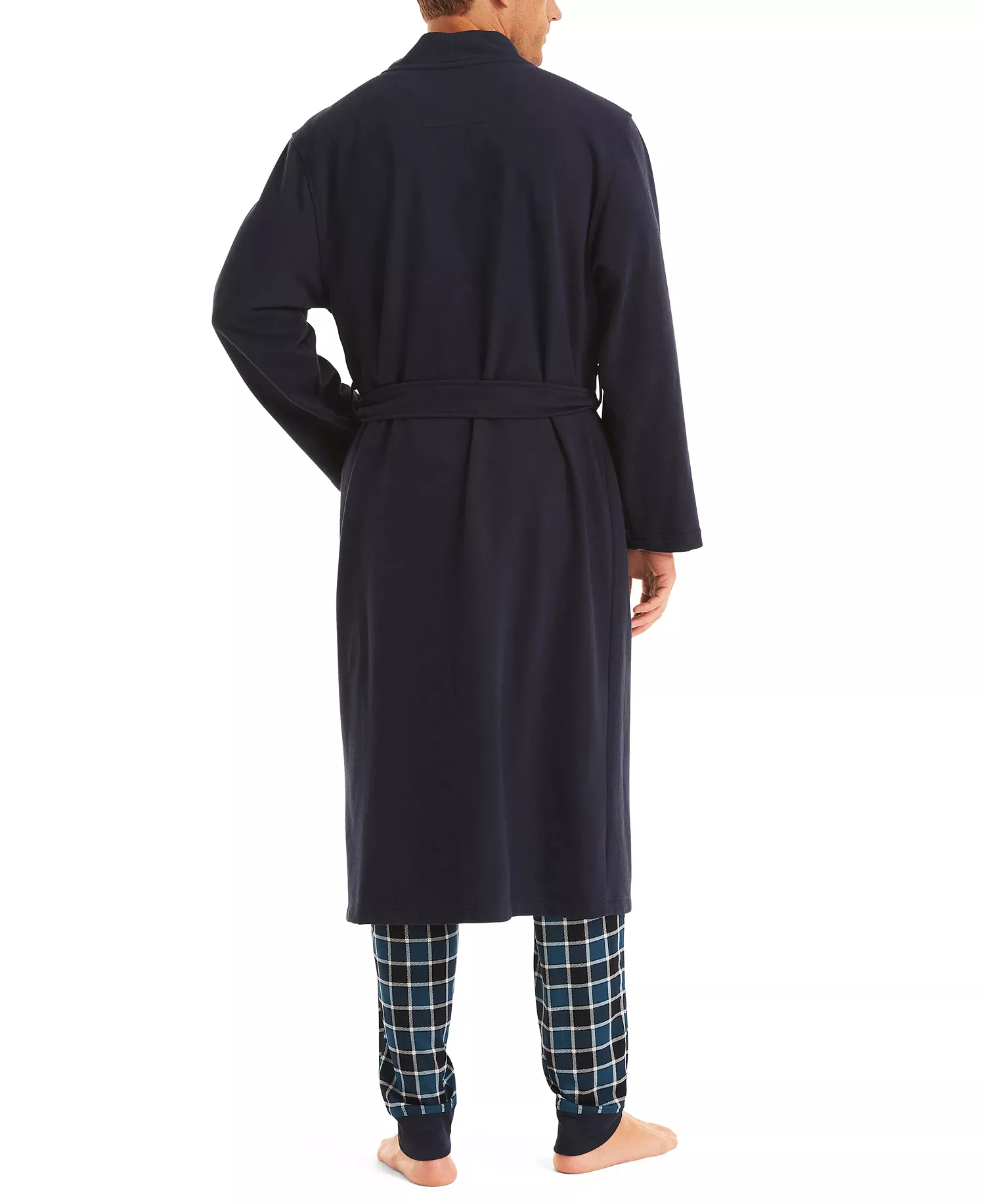 Men's Kimono Robe - Navy - ONE SIZE