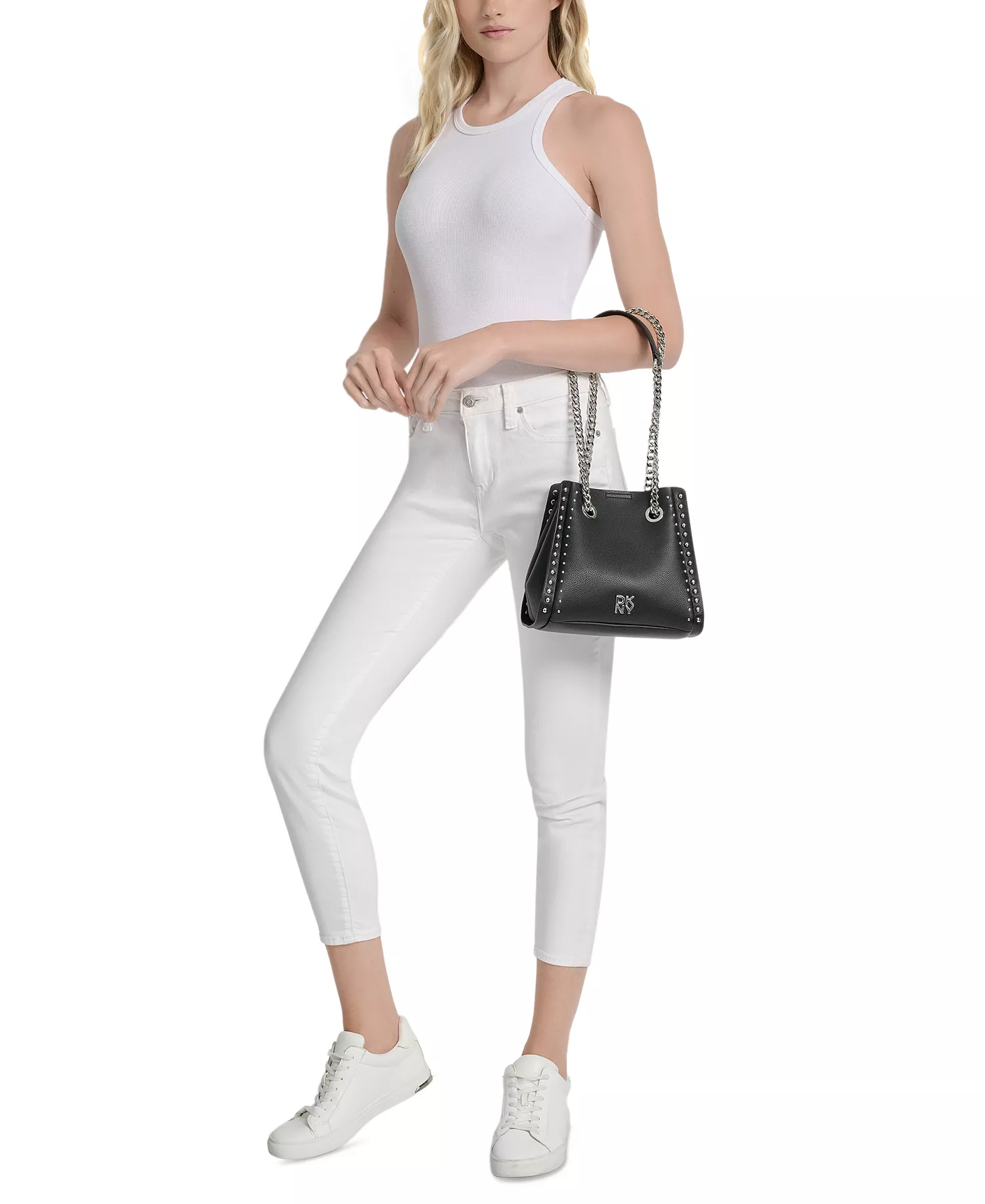 Josie Small Studded Bucket Bag - Aged Wine - NO SIZE