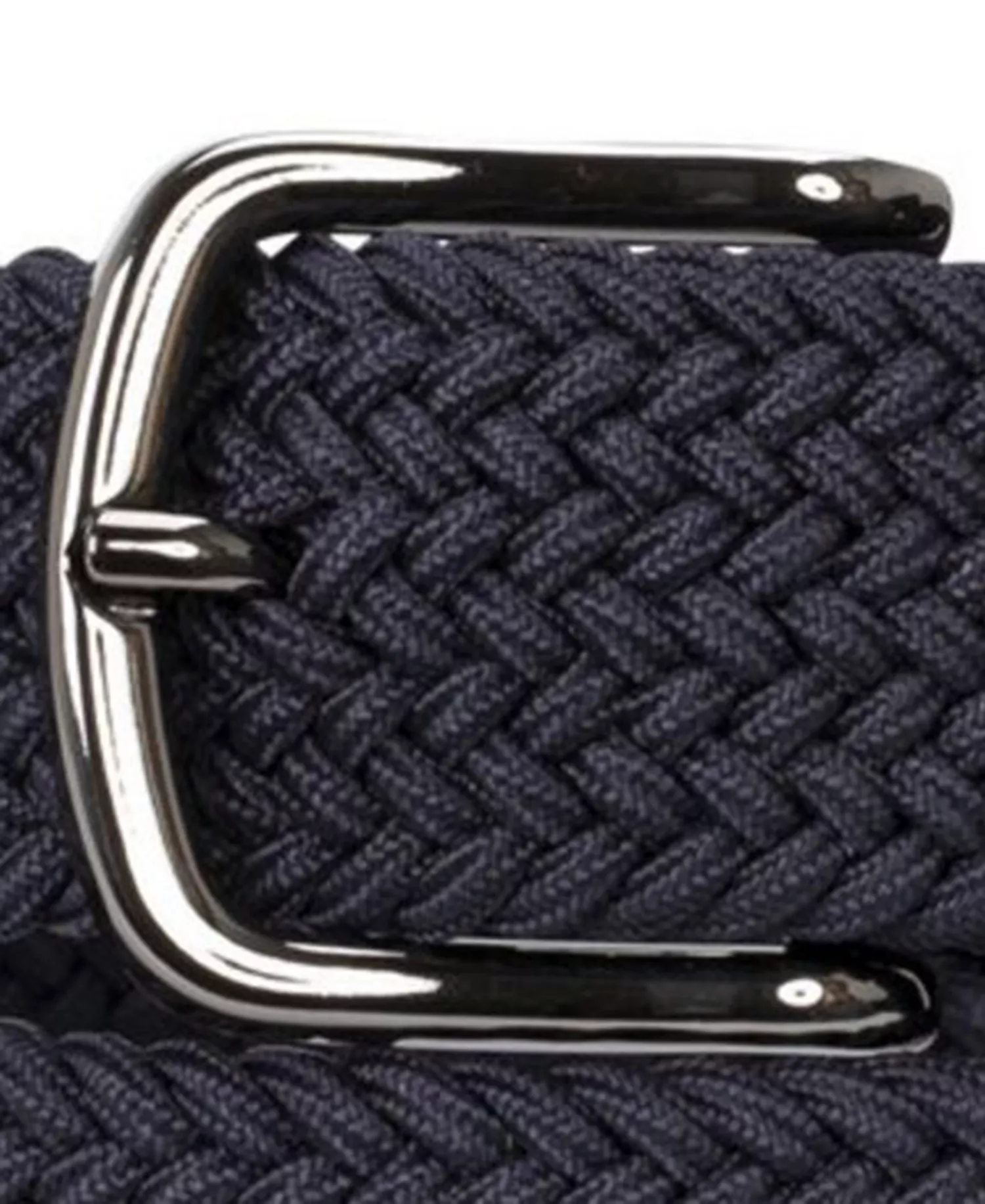 Hugo Men's Woven Belt - Dark Blue - 30