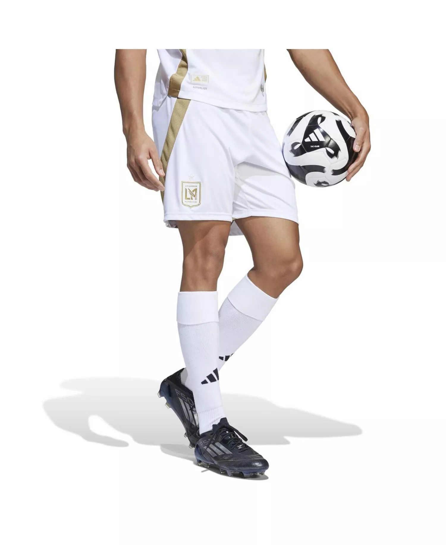 Men's White LAFC Away 2025 Secondary Authentic Shorts - White - XL