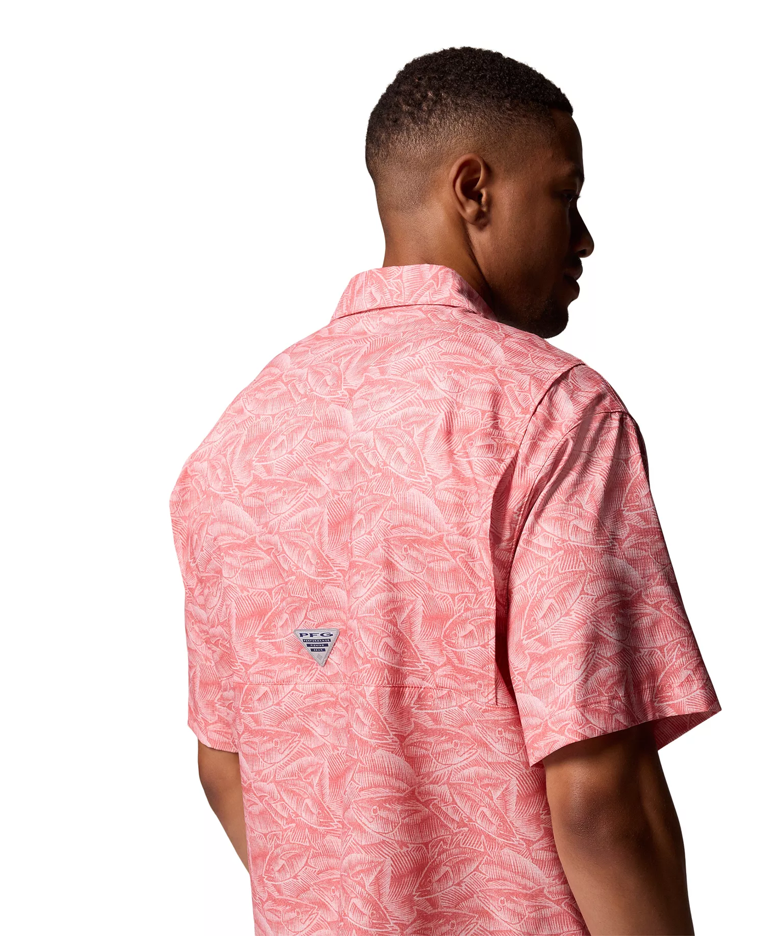 Men's Super Tamiami Short Sleeve Shirt - Blue echo hooked up - L