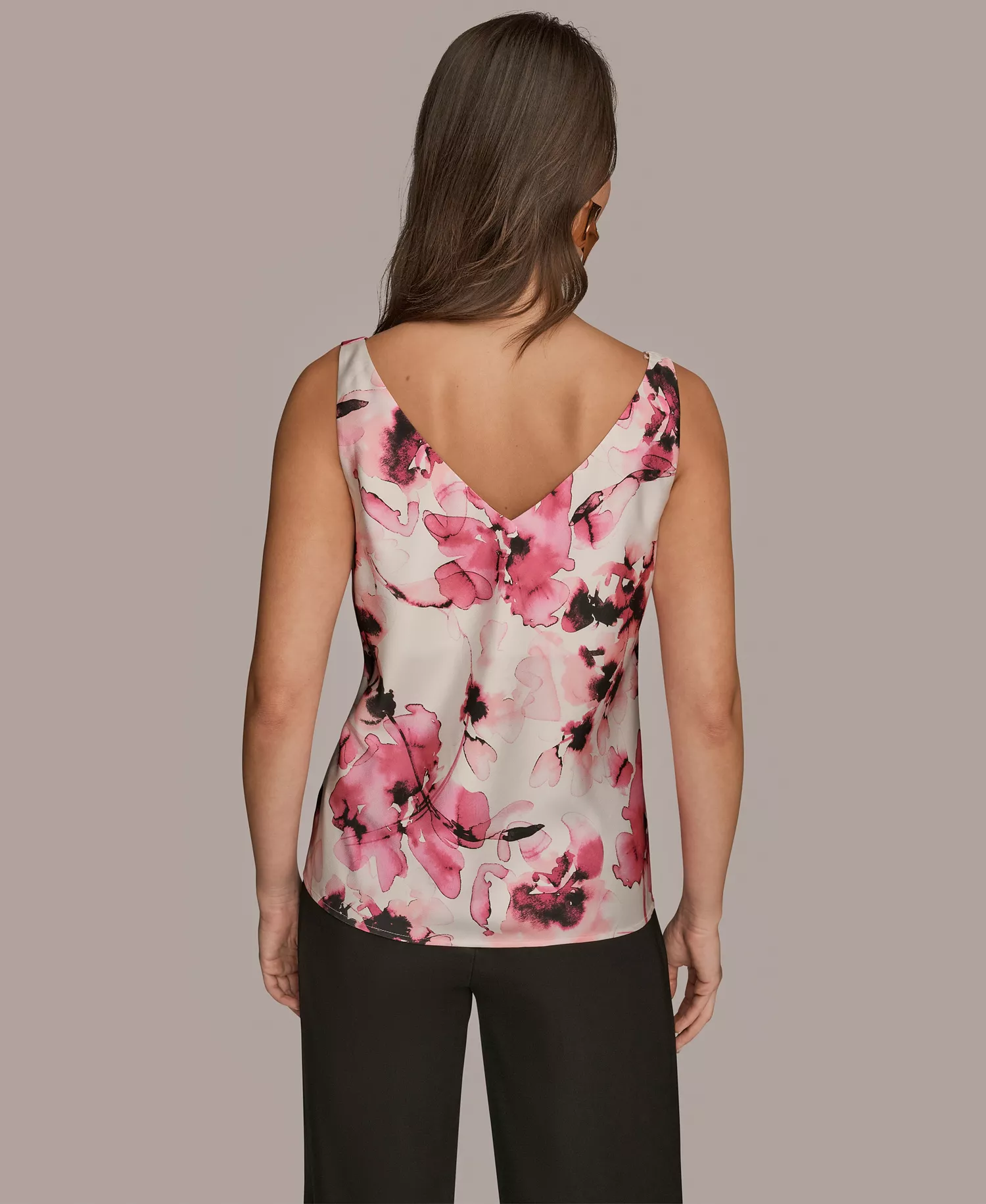 Women's Twist Shoulder Camisole Top - Bimini Multi - L