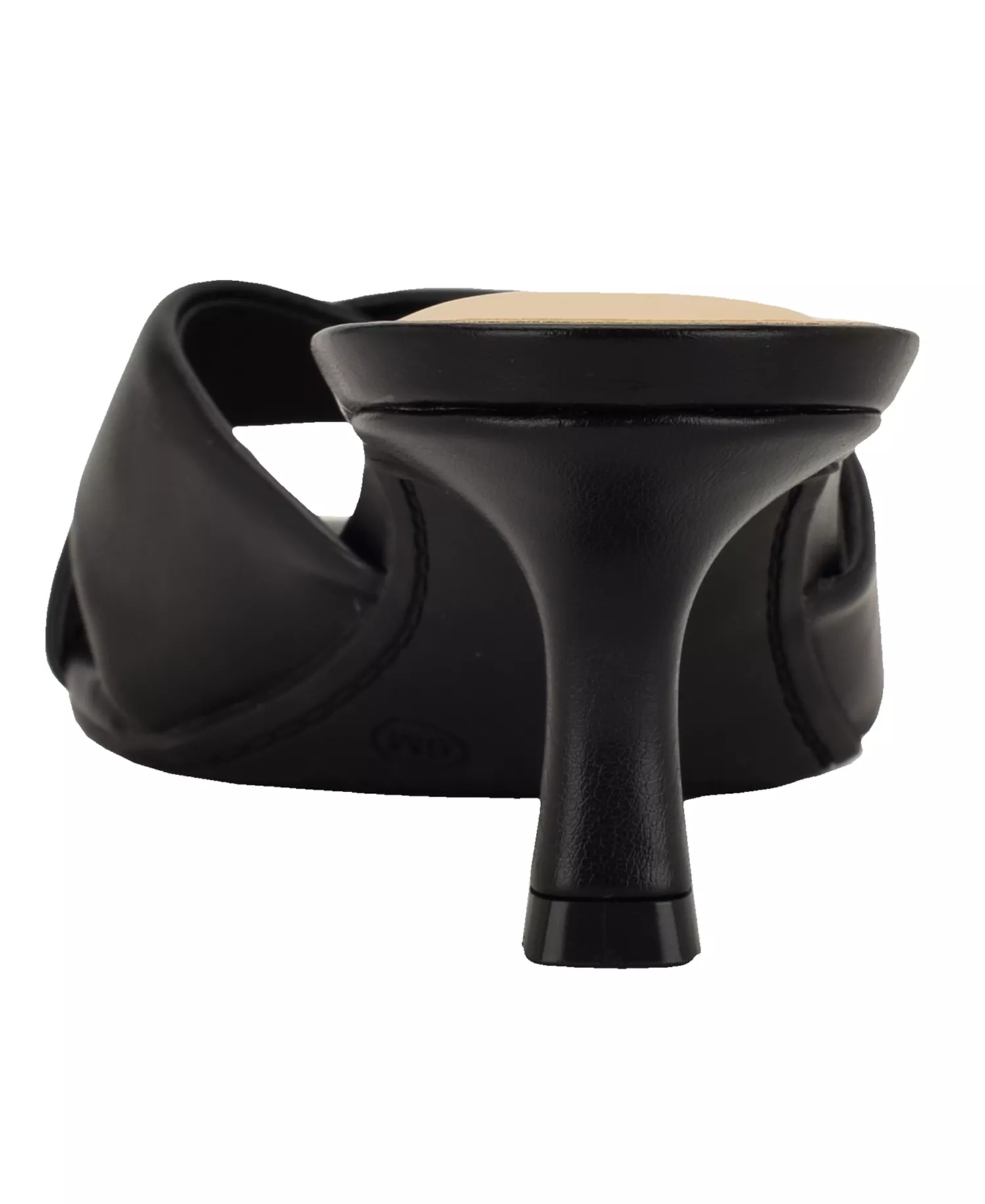 Women's Lanis Criss-Cross Kitten Heel Sandals - Black - 10M