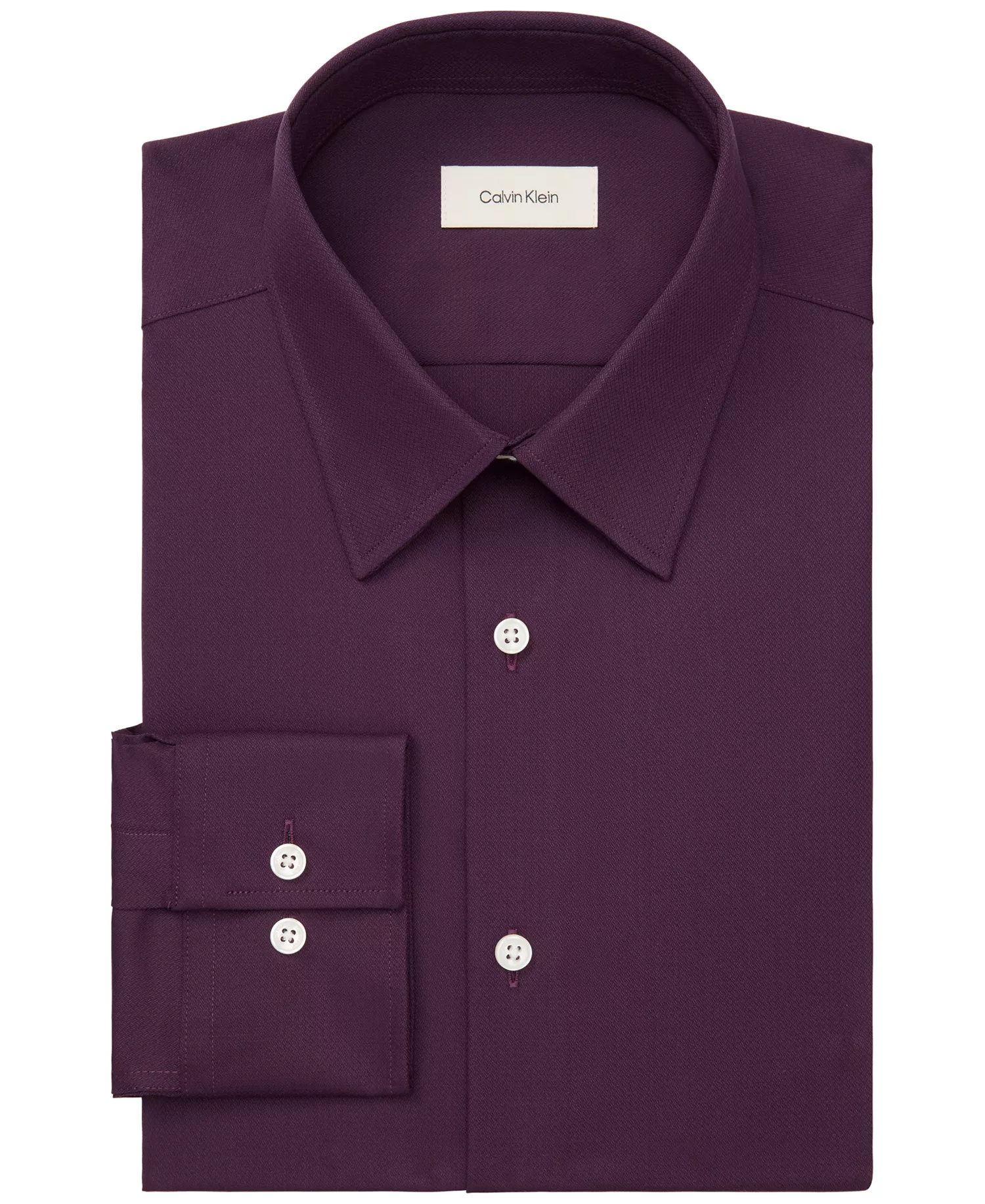Men's Multi-Stretch Non-Iron Slim-Fit Dress Shirt - Amethyst - 15 32/33