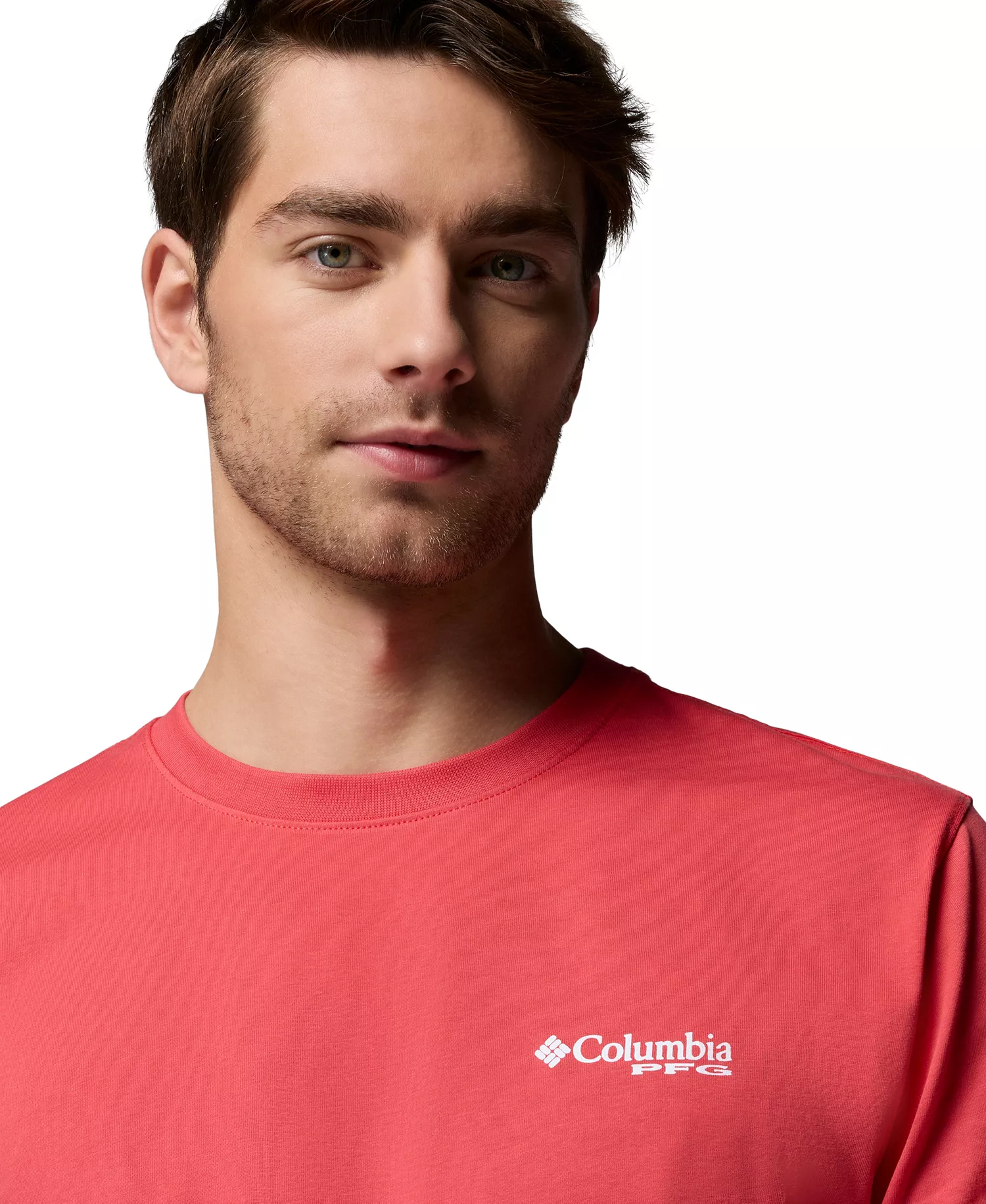 Men's PFG Yeager Graphic Long-Sleeve T-Shirt - SUNSET RED - L