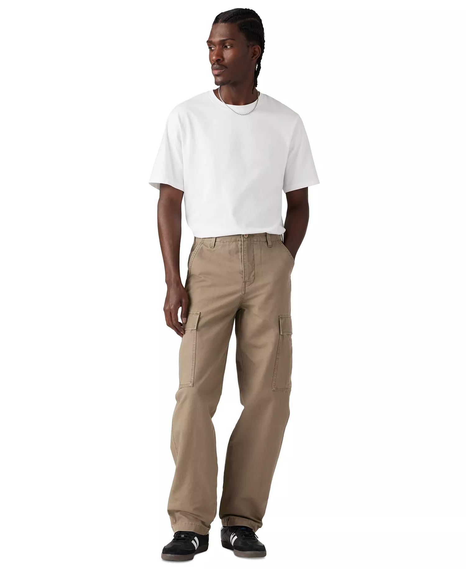 Men's XX Relaxed-Fit Straight-Leg Cargo Pants - Beige - 28x30