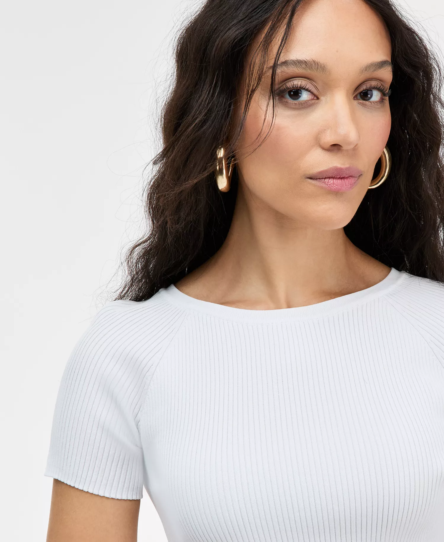 Women's Short-Sleeve Sweater, Exclusively at Macy's  - Bright White - XL