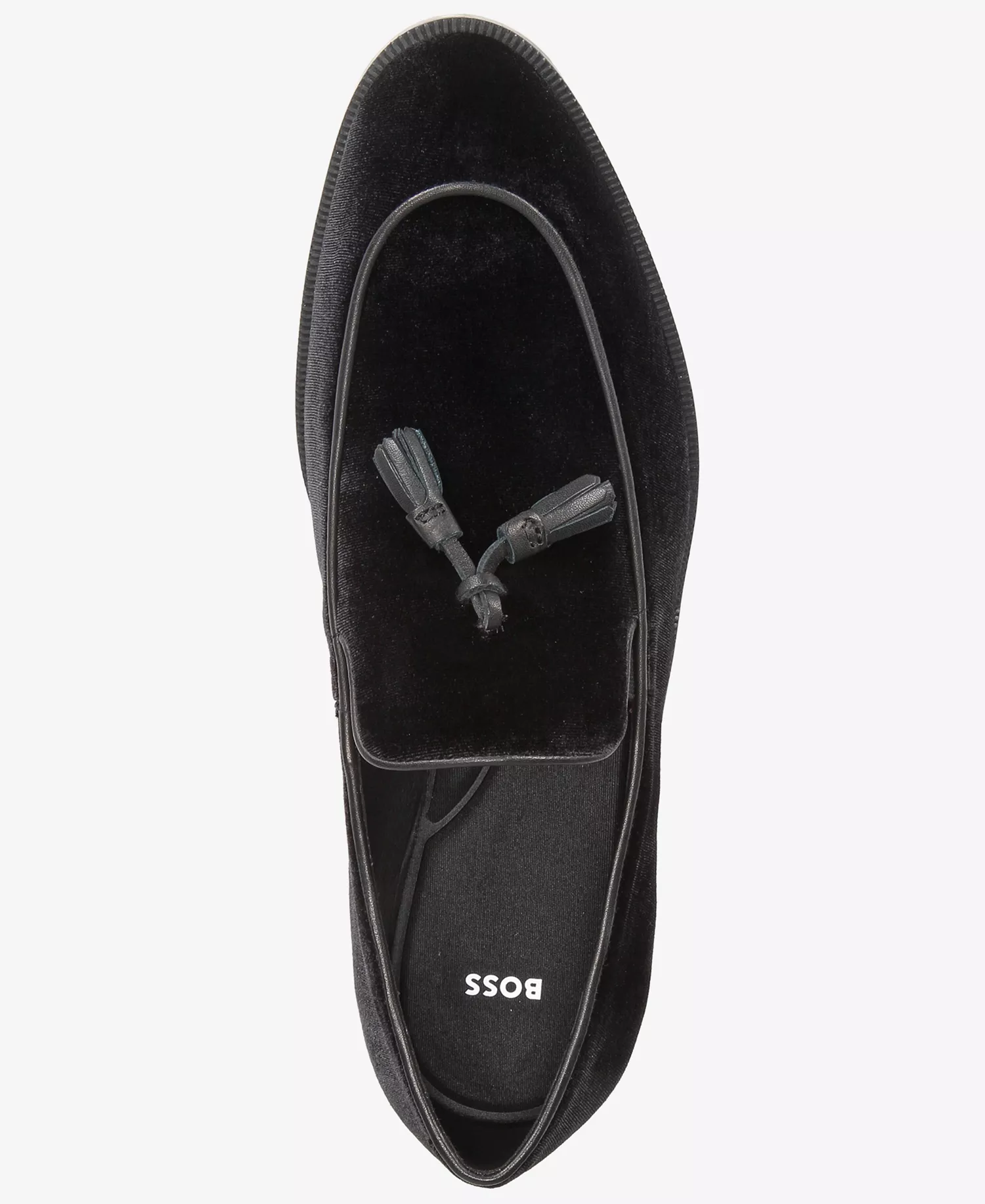by Hugo Boss Men's Tayil Almond Toe Loafers - Black - 10
