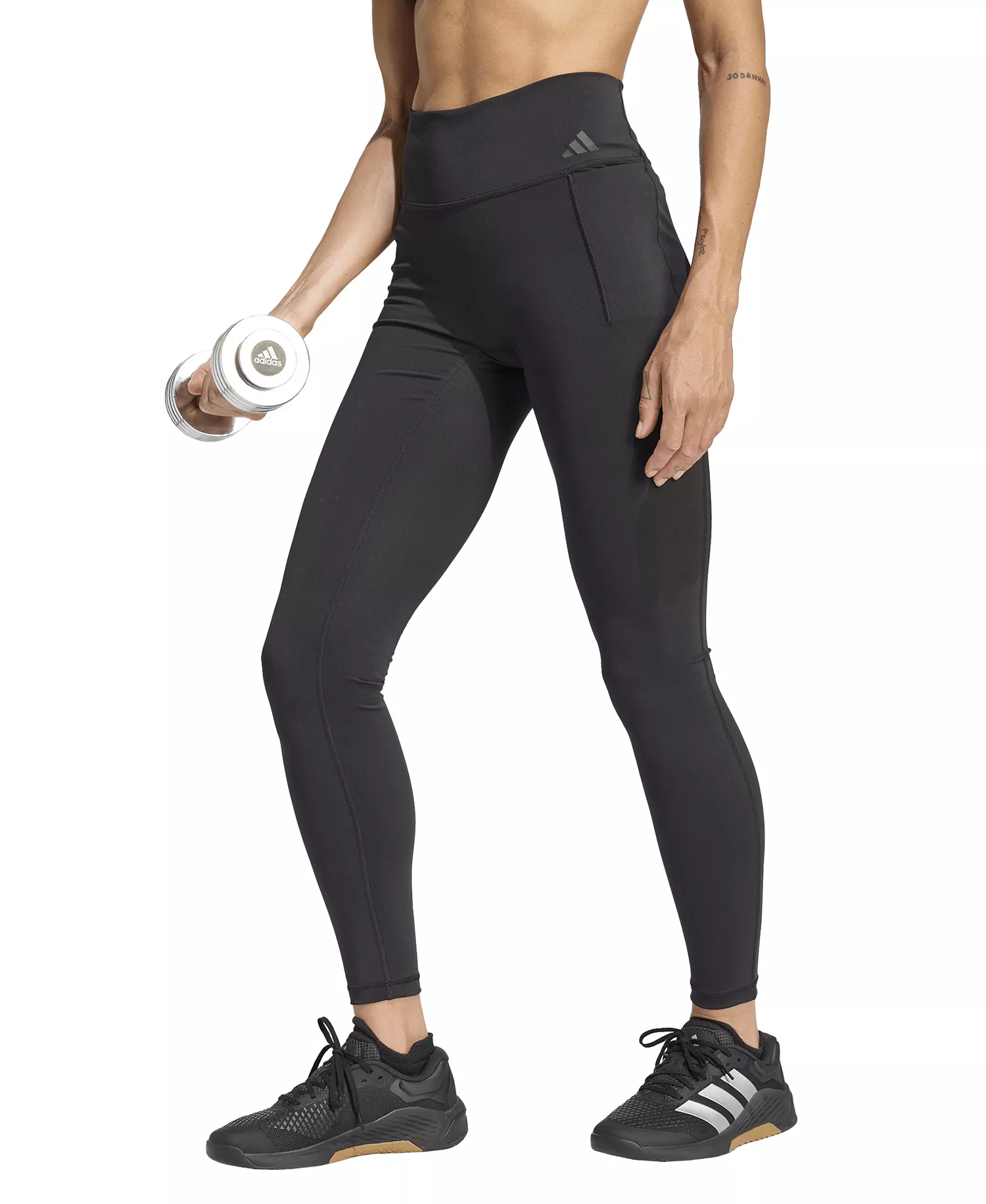 Women's Optime Workout Training Leggings - Black - 2XL