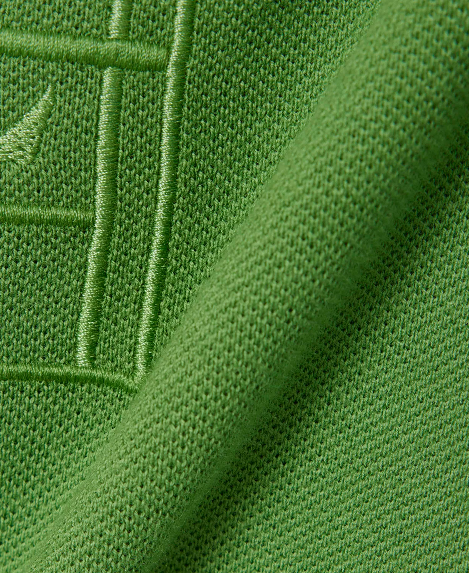 Men's Classic-Fit Embroidery Detail Petit Piqu Polo Shirt - Lambs Lettuce - L