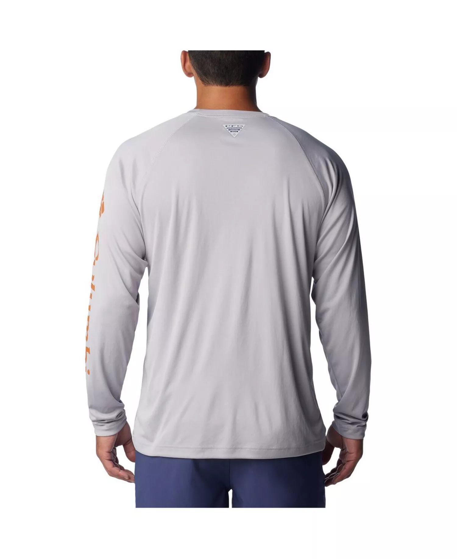 Men's Gray Texas Longhorns Terminal Tackle Omni-Shade Raglan Long Sleeve T-shirt - Gray - L