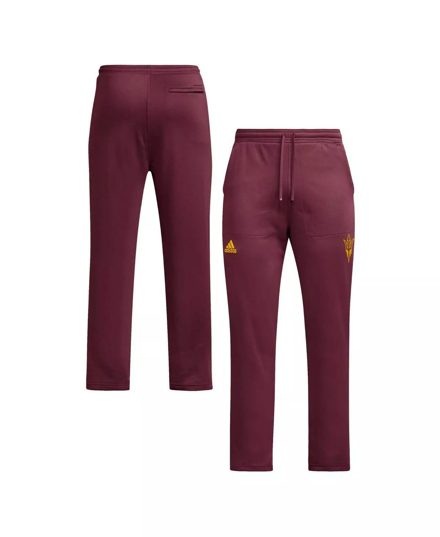 Men's Maroon Arizona State Sun Devils Open Hem AEROREADY Pants - Maroon - L