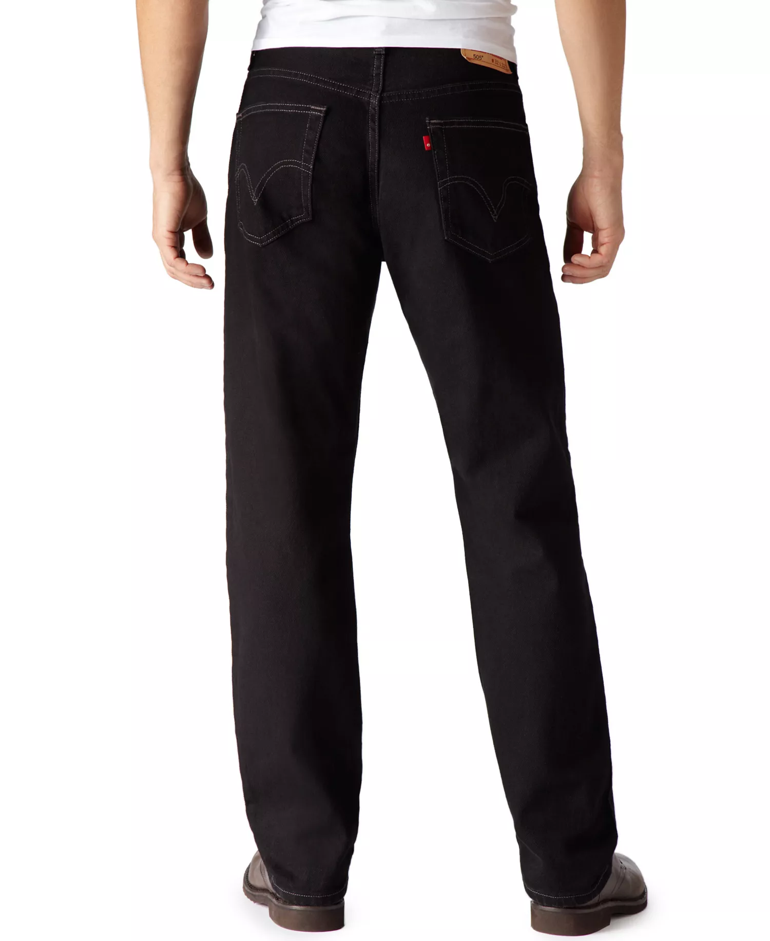 Men's Big & Tall 550™ Relaxed Fit Non-Stretch Jeans - Black - 32