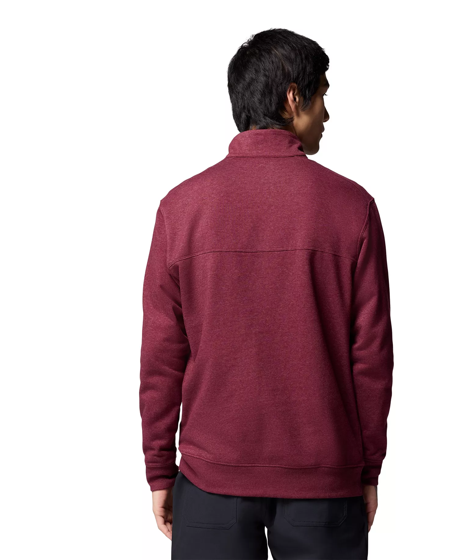 Men's Hart Mountain Half Zip Fleece Sweatshirt - Delta heather - L