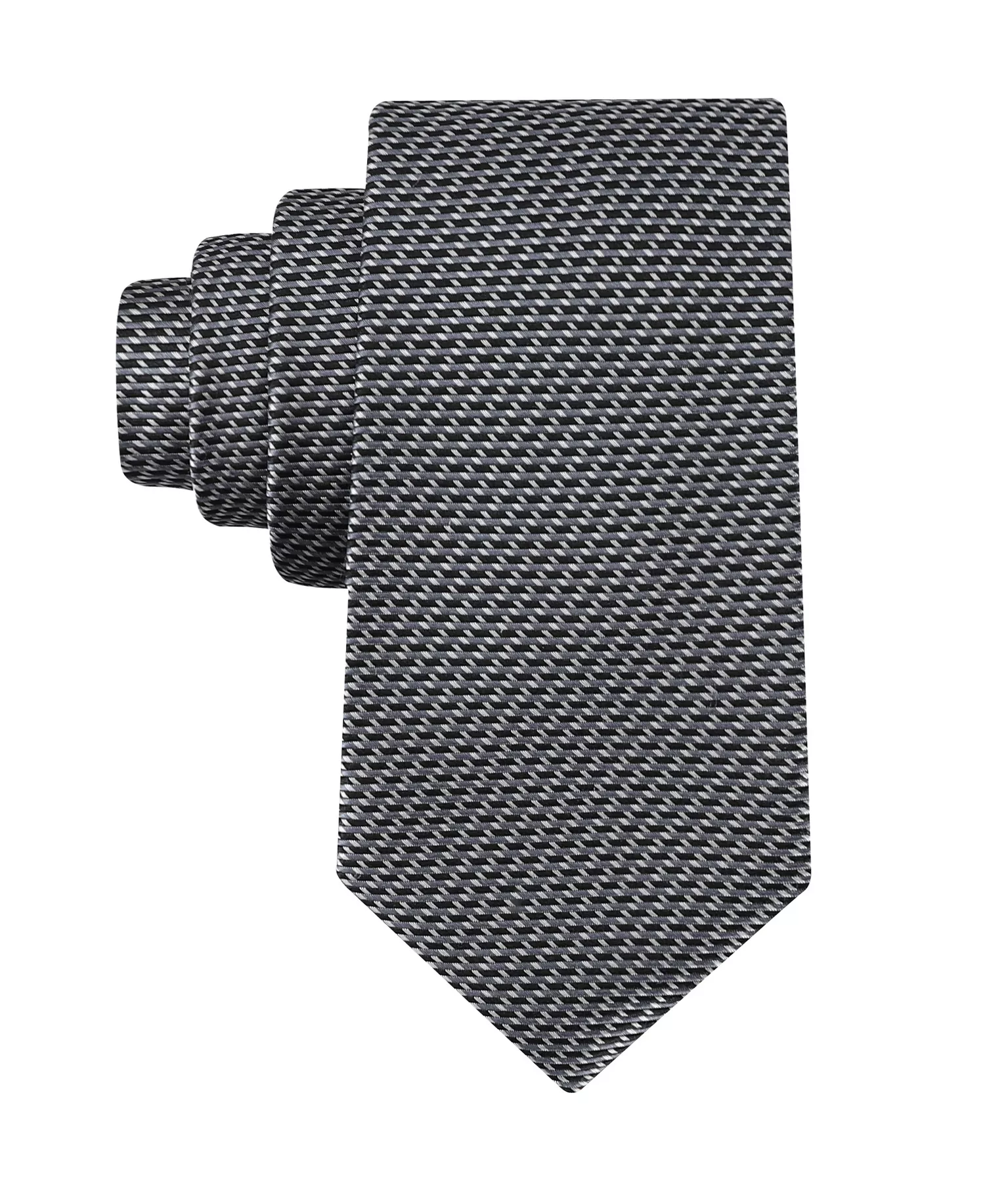 Men's Lowell Micro Geo Tie - Black - ONE SIZE