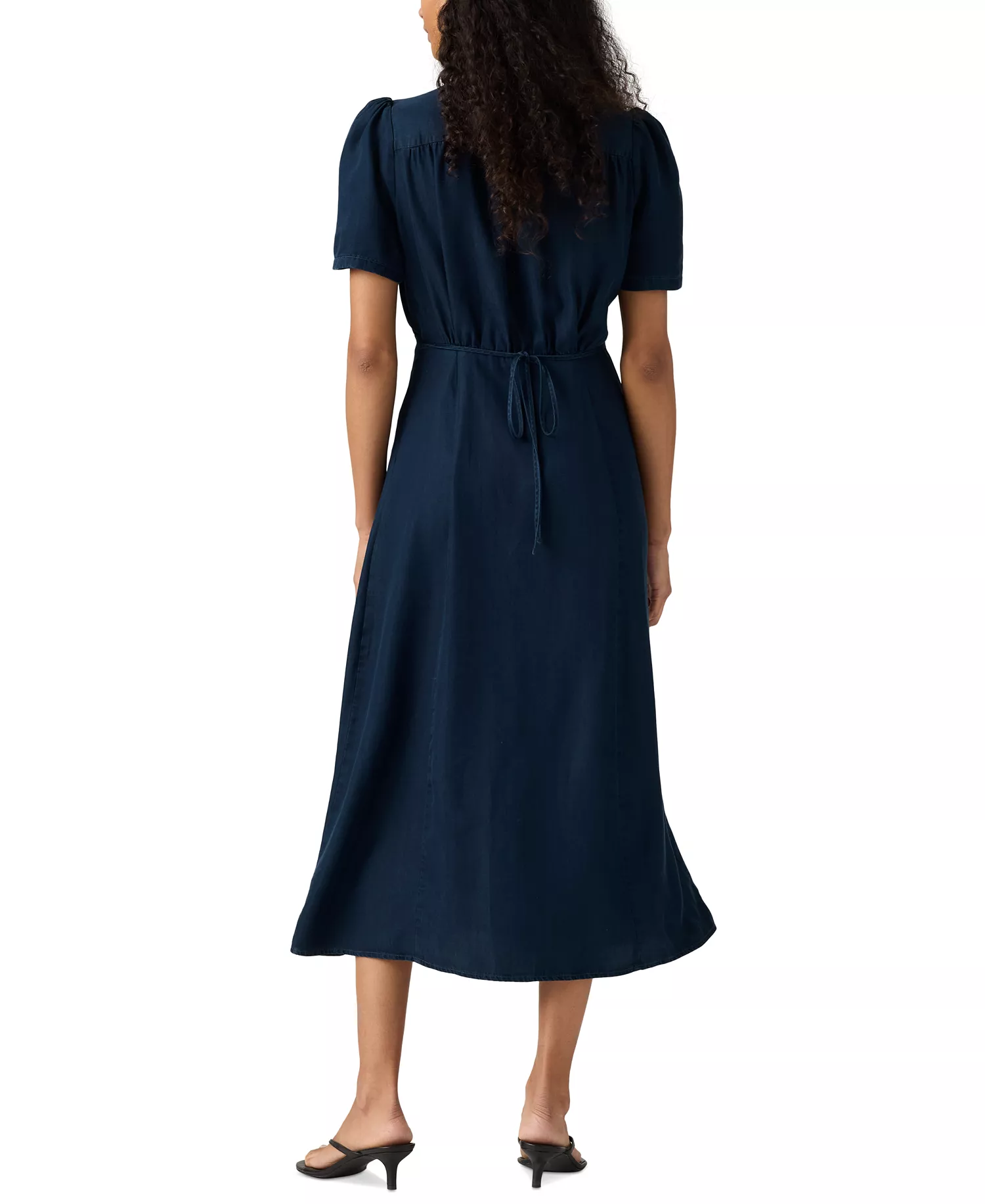 Women's Sarina Short-Sleeve Midi Dress - Initial Take - L