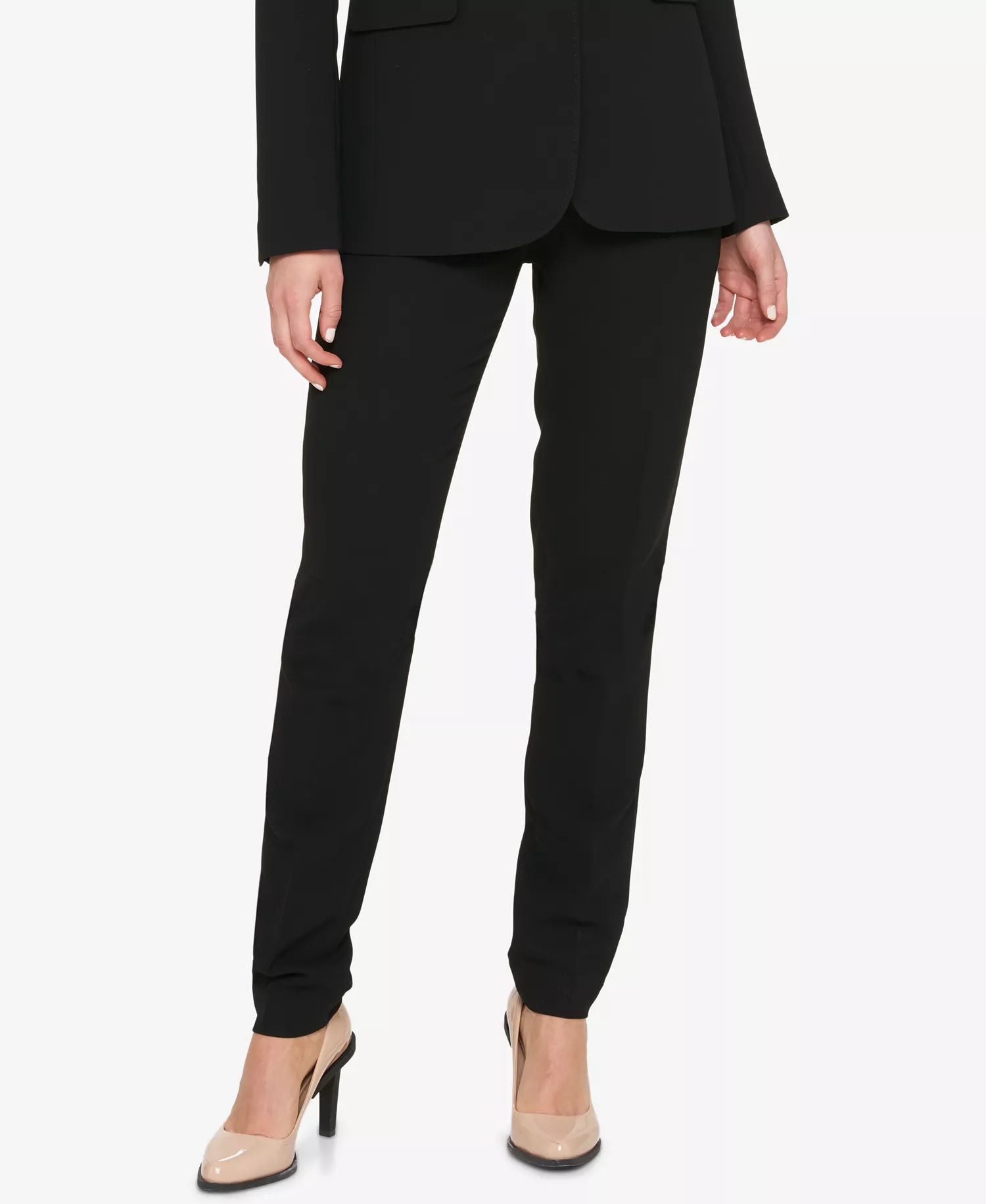 Petite Essex Pants, Created for Macy's - Black - 16P