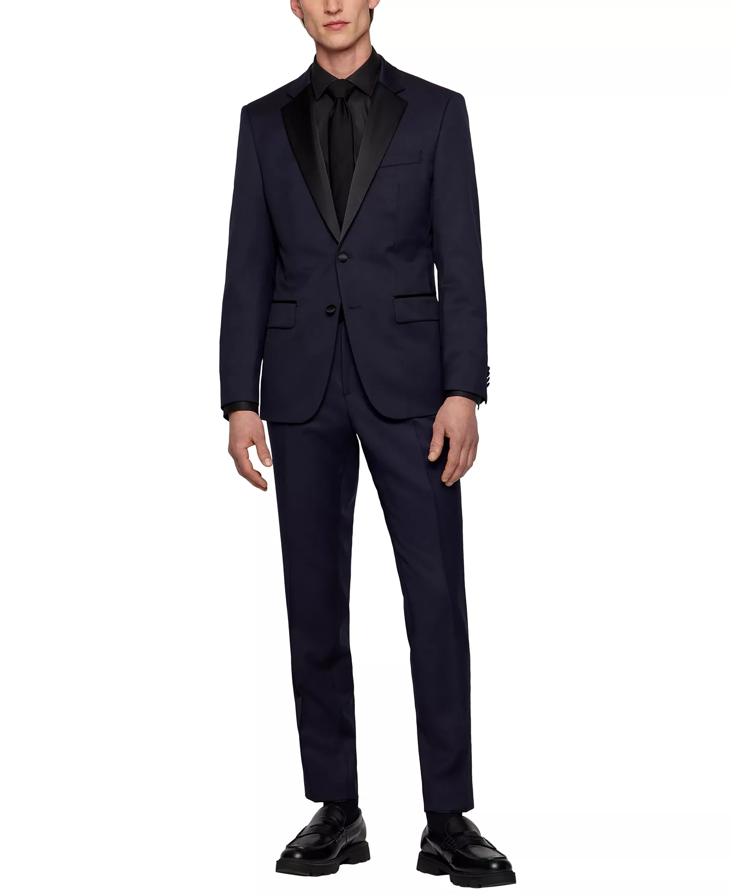 BOSS Men's Tuxedo Jacket - Black - 36R