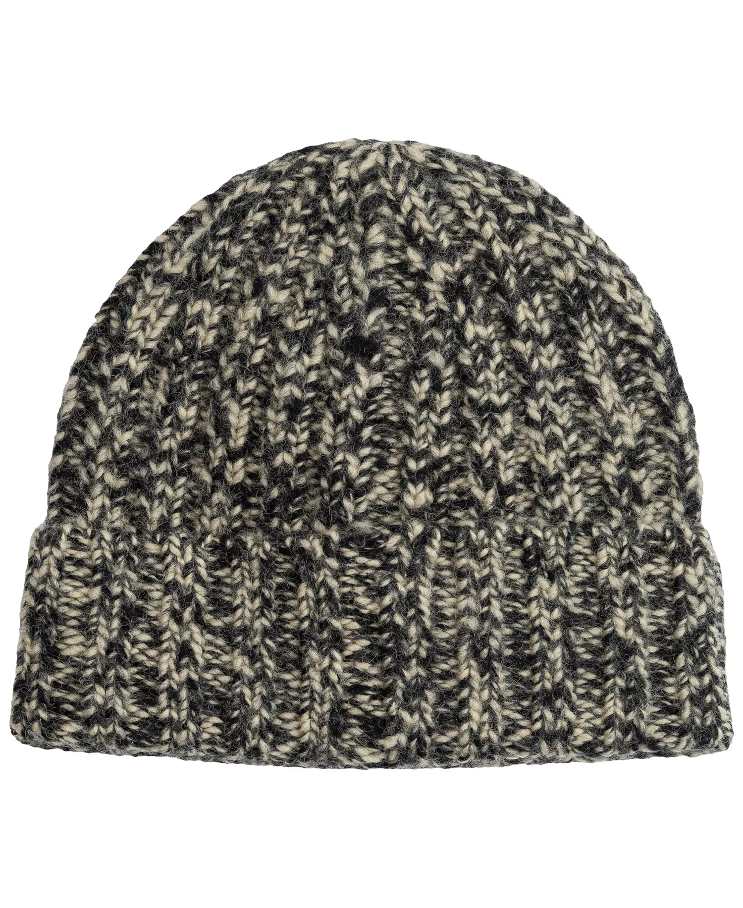 Men's Chunky Ragg Beanie - Black - ONE SIZE