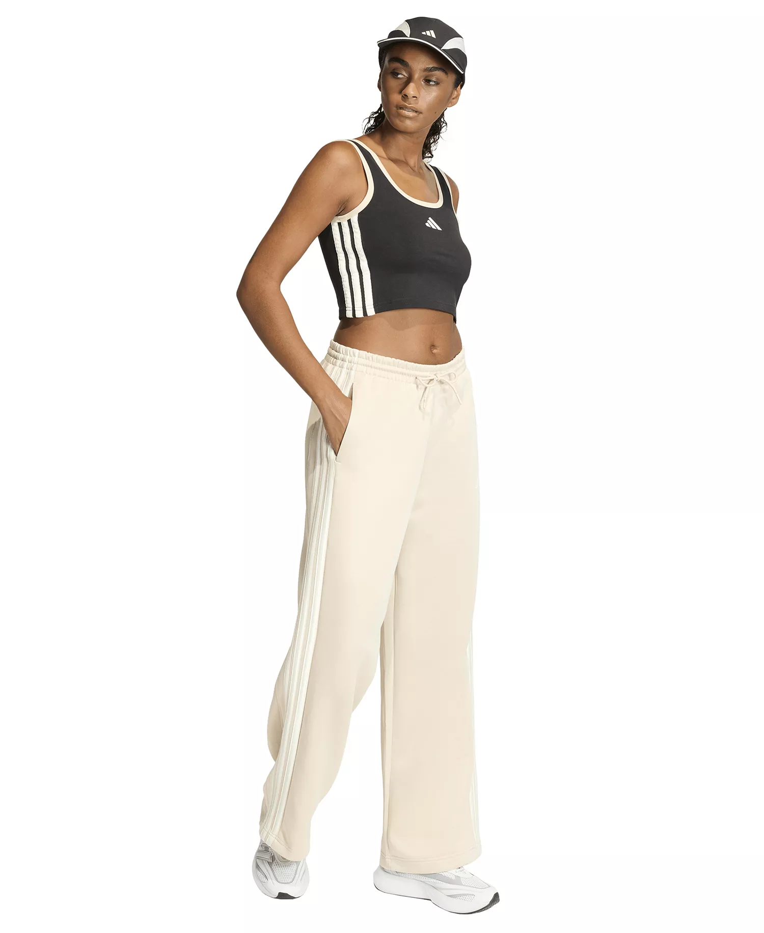 Women's Stadium Sportswear Tank Top - Black/crystal Linen/off White - 2XL