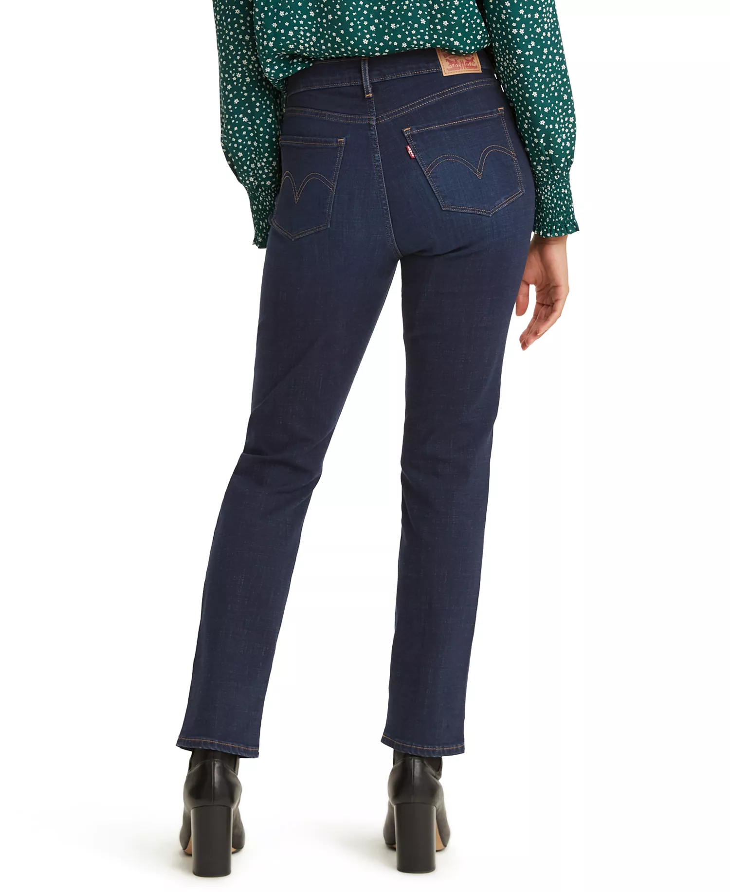 Women's Classic Mid-Rise Straight-Leg Jeans - Colbat Haze - 10