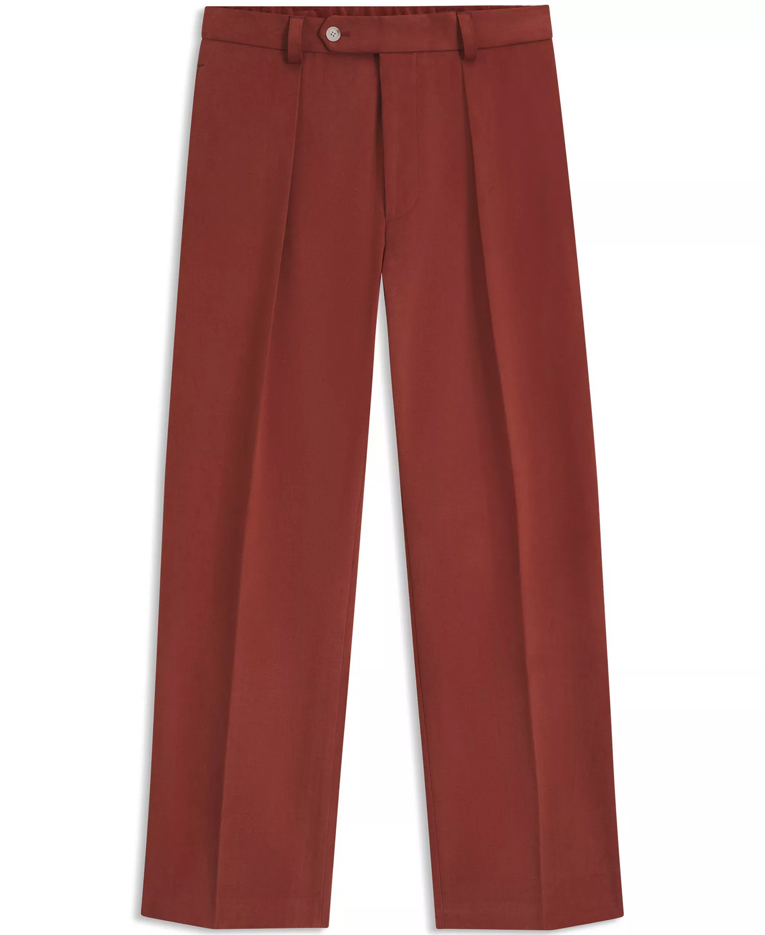 BECKHAM x BOSS Men's Cotton Micro-Patterned Pants - Dark Red - 30R