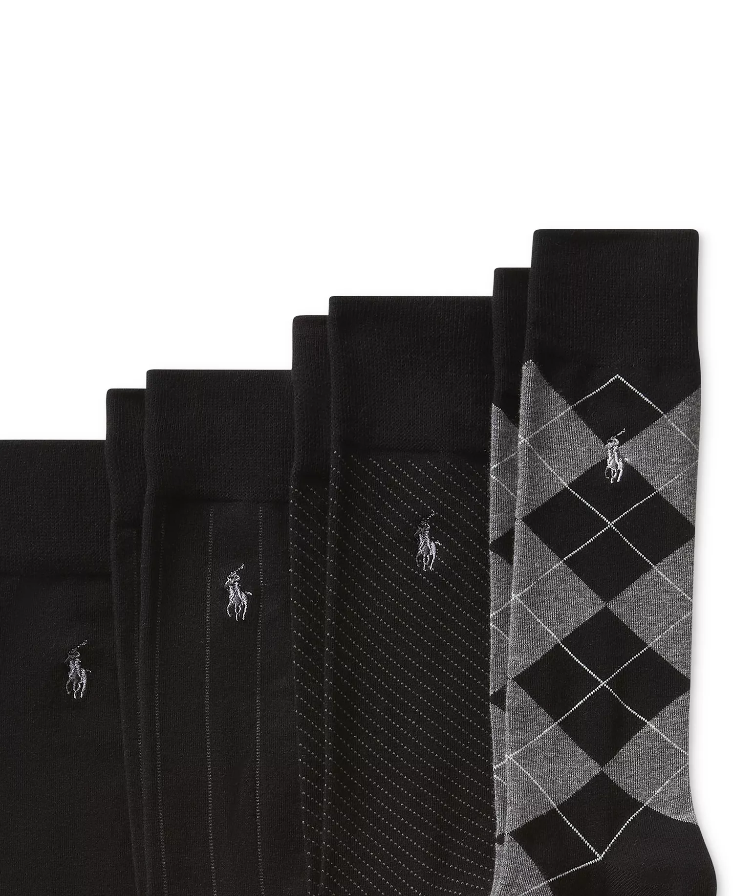 Men's Classic Multi Slack 4-Pack - Black - 10-13