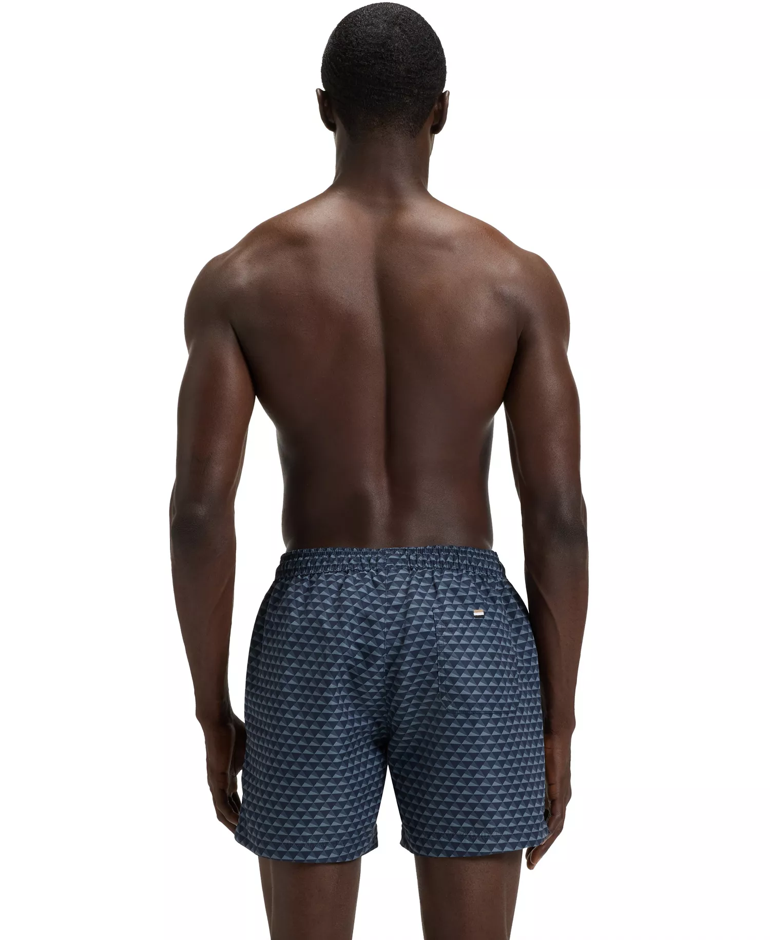 Men's All-Over Print Swim Shorts - Navy - XL
