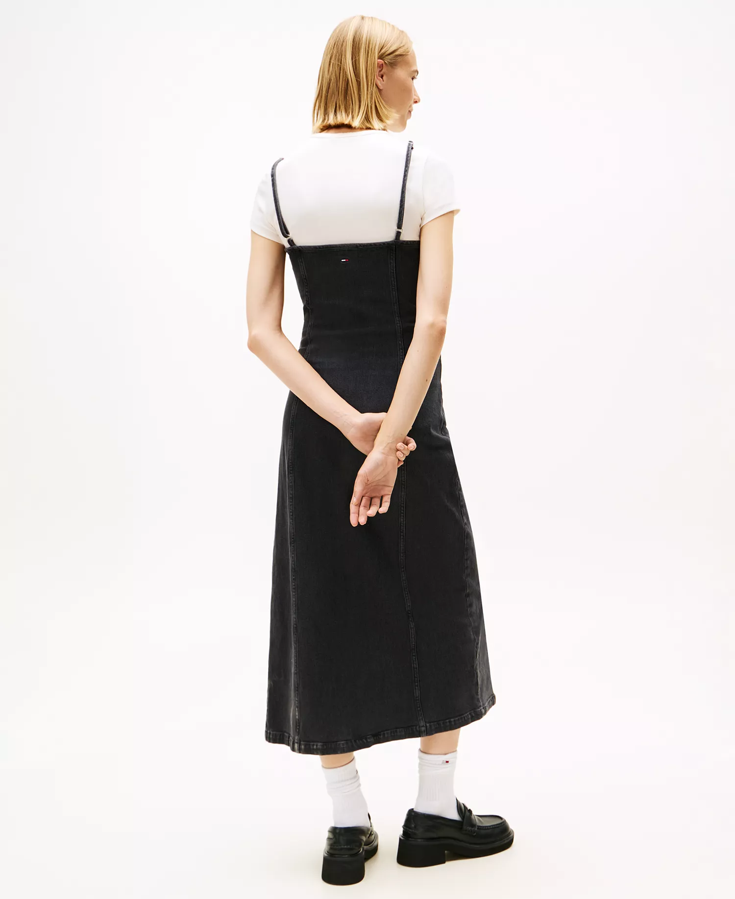 Women's Maxi Dress - Denim Black - L