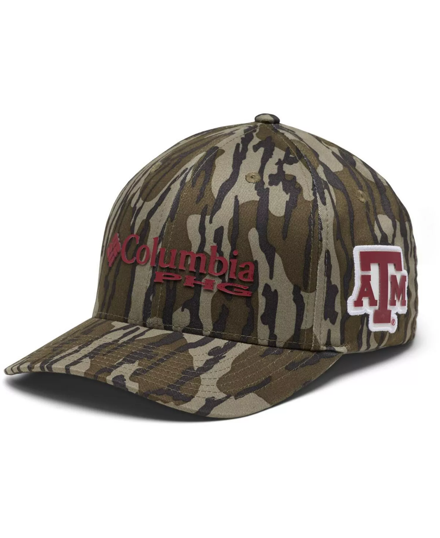 Men's Mossy Oak Camo Texas A&M Aggies Bottomland Flex Hat - Camo - S/M
