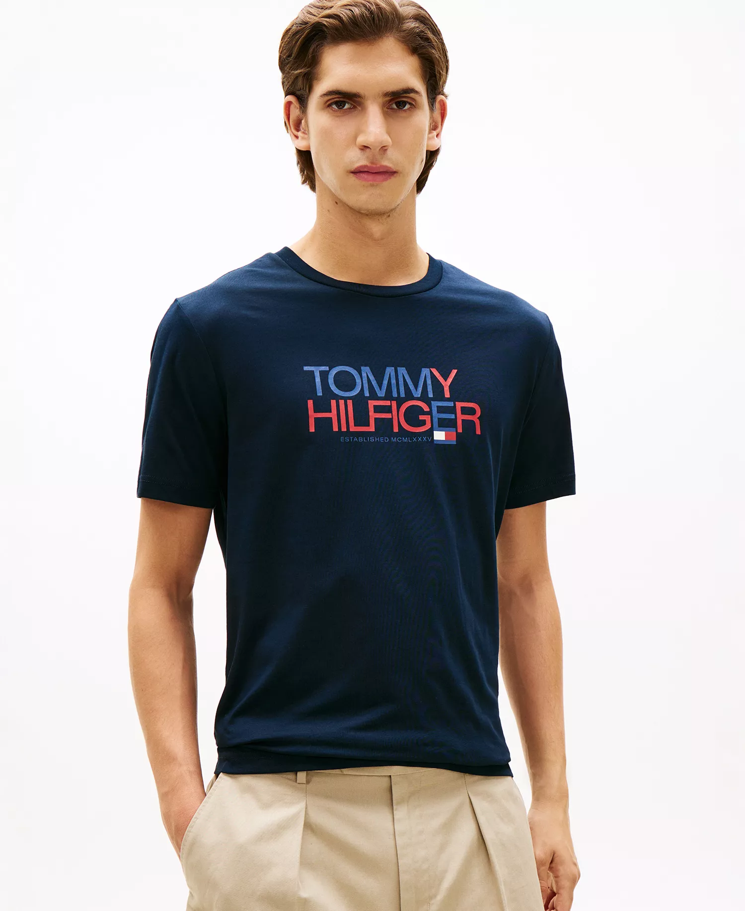 Men's Regular Brand Love Big Text T-Shirt - Desert Sky - L