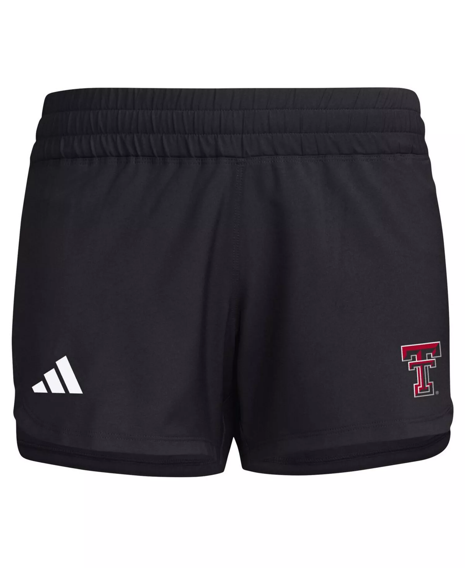 Women's Black Texas Tech Red Raiders Sideline AEROREADY Woven Shorts - Black - L
