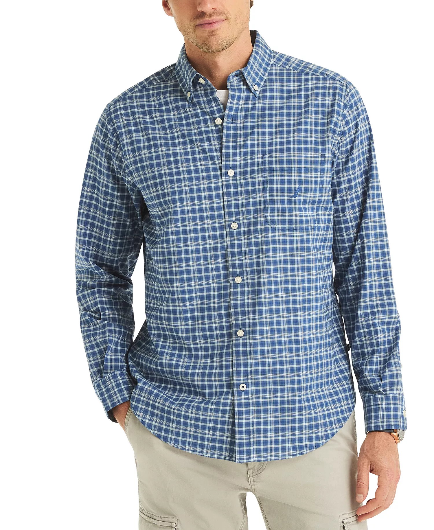 Men's Plaid Classic Fit Shirt - Limoges - 2XL