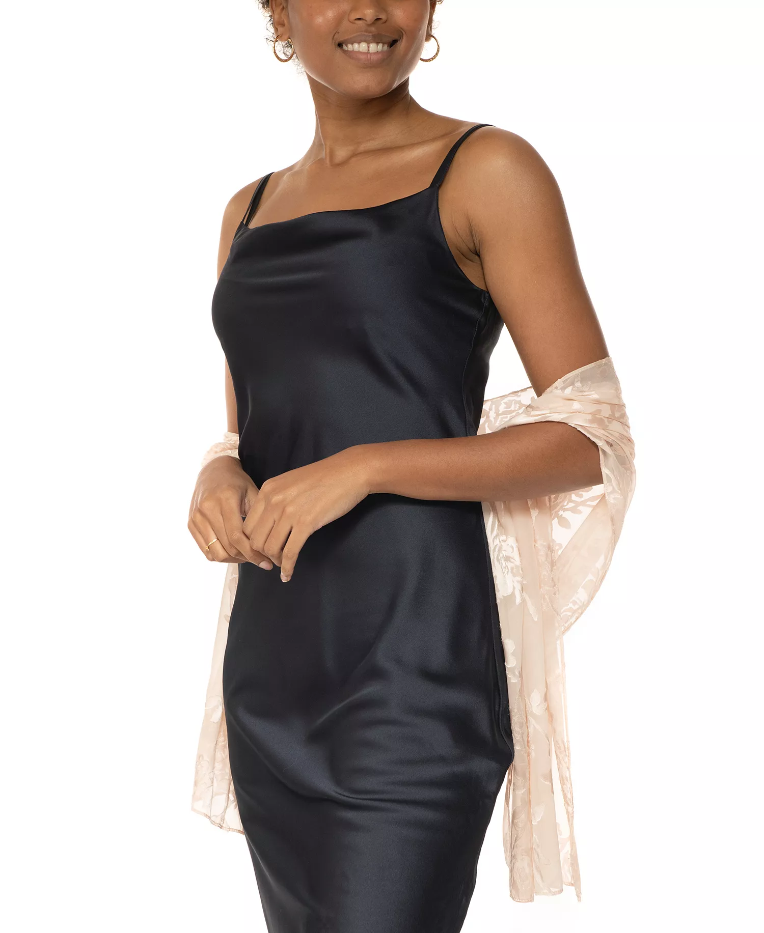 Floral Evening Wrap, Created for Macy's - Blush - ONE SIZE