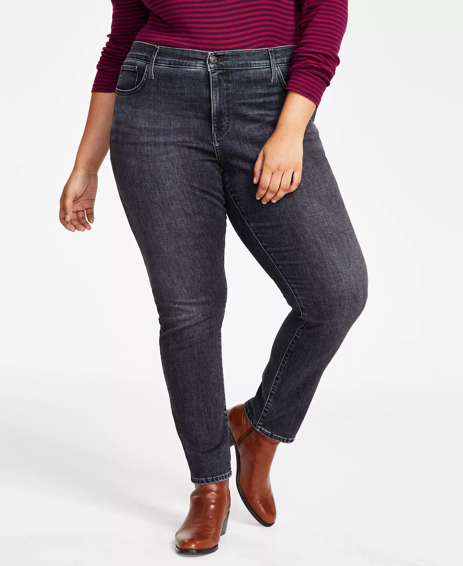 Women's 311 Mid Rise Shaping Skinny Jeans - Bloom Black - 14W
