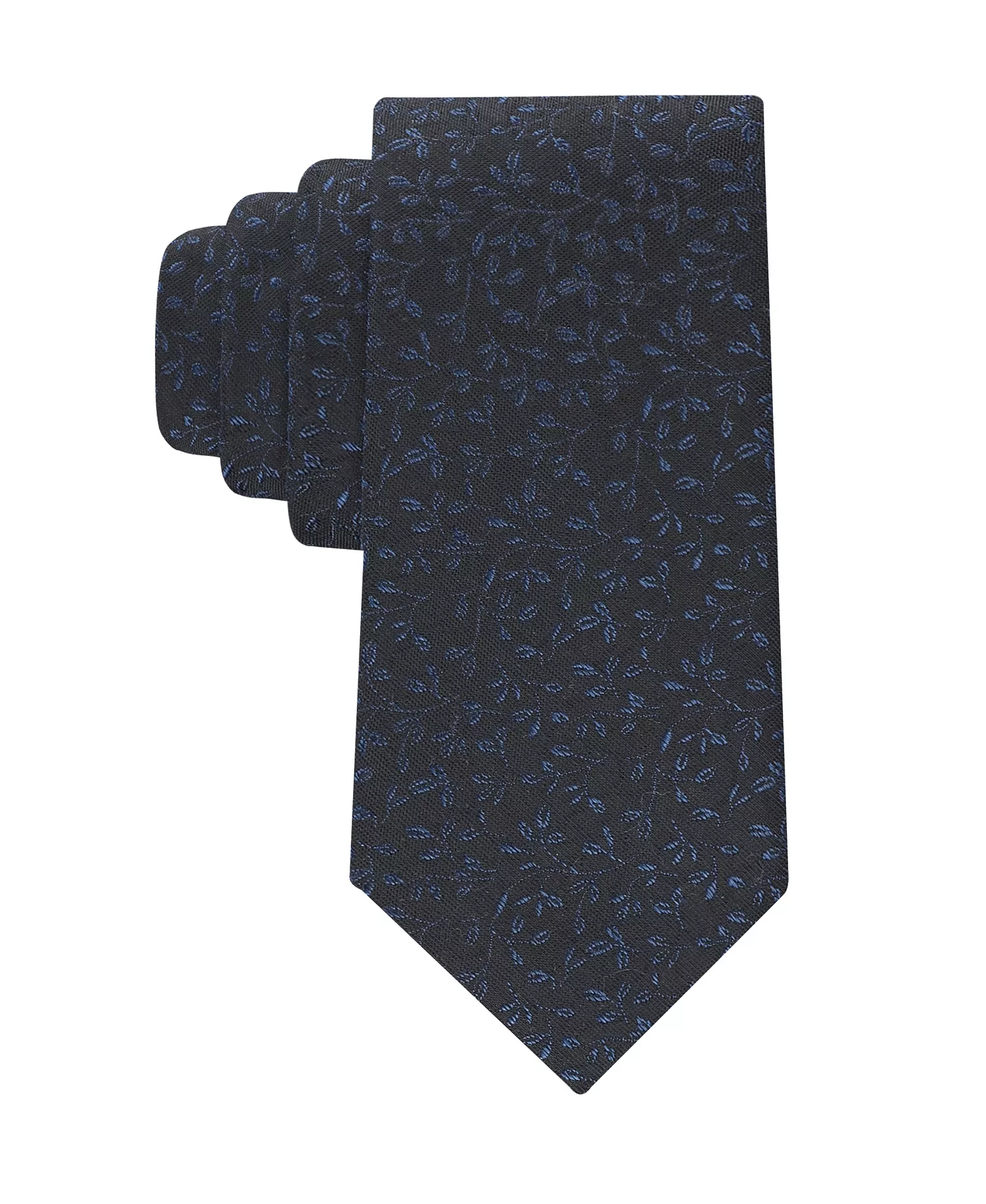 Men's Kamila Botanical Tie - Navy - ONE SIZE