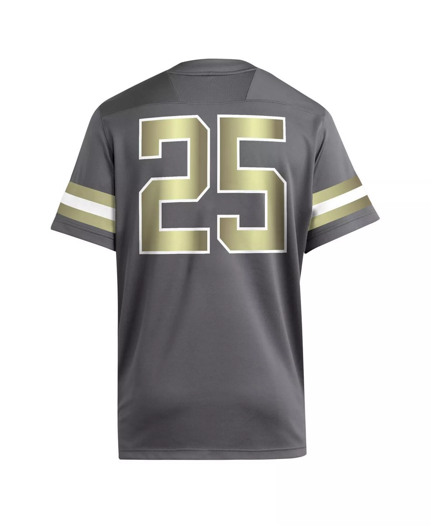 Men's 25 Gray Georgia Tech Yellow Jackets Premier Jersey - Gray - 2XL