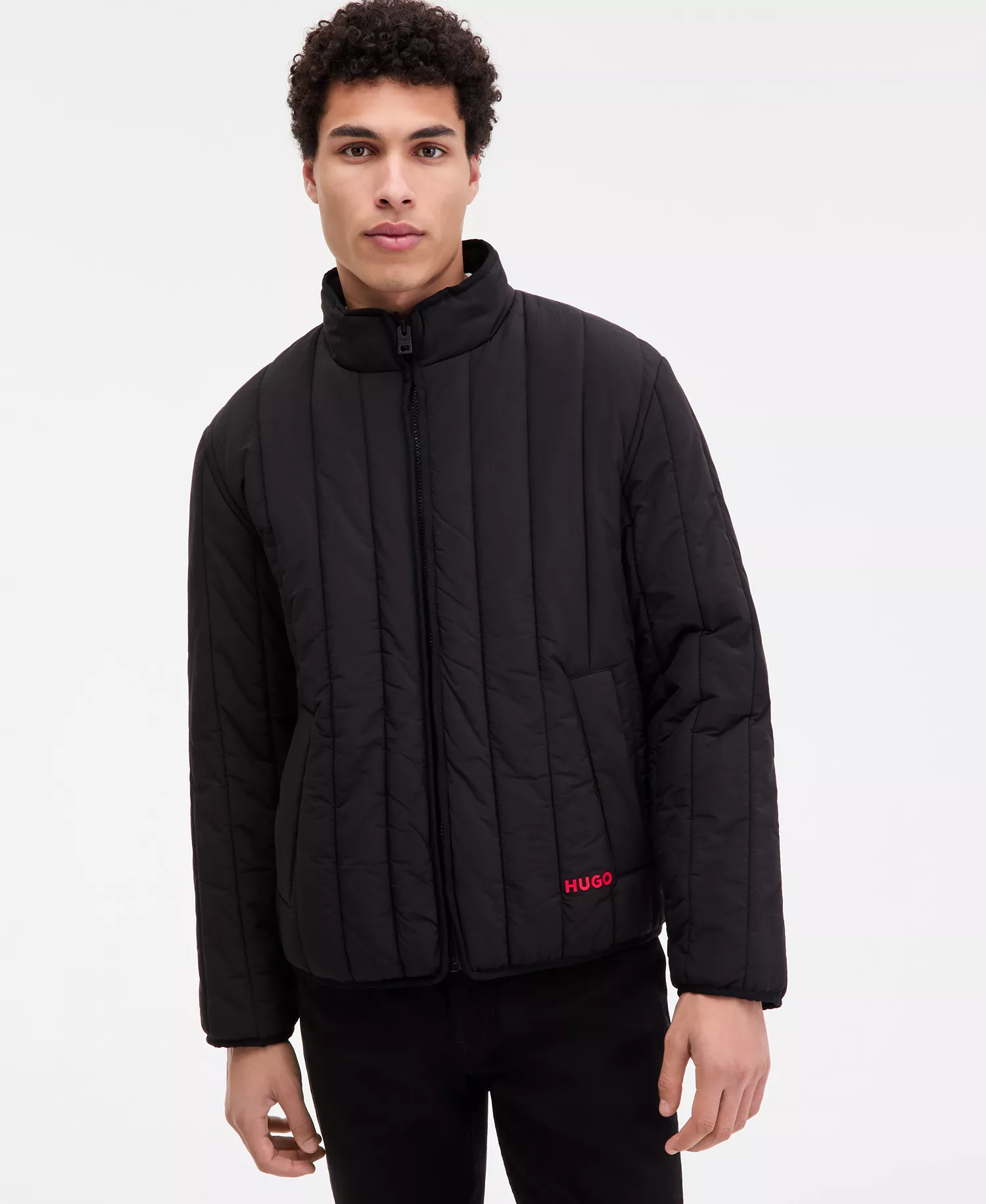 Men's Brenoto Quilted Jacket - BLACK - 2XL