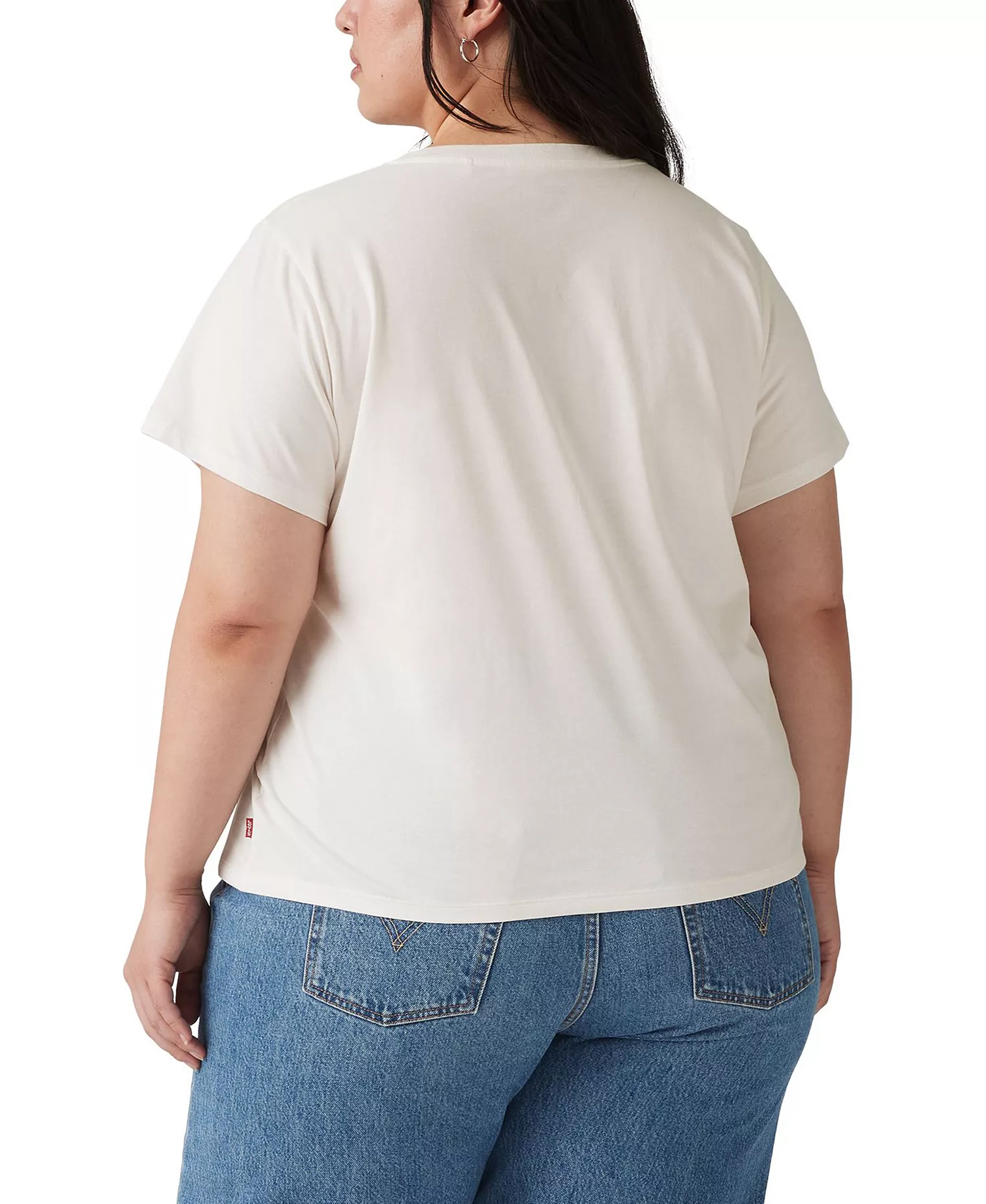 Plus Size Perfect Rose Garden Logo T-Shirt - Rose Garden Egret - 1X