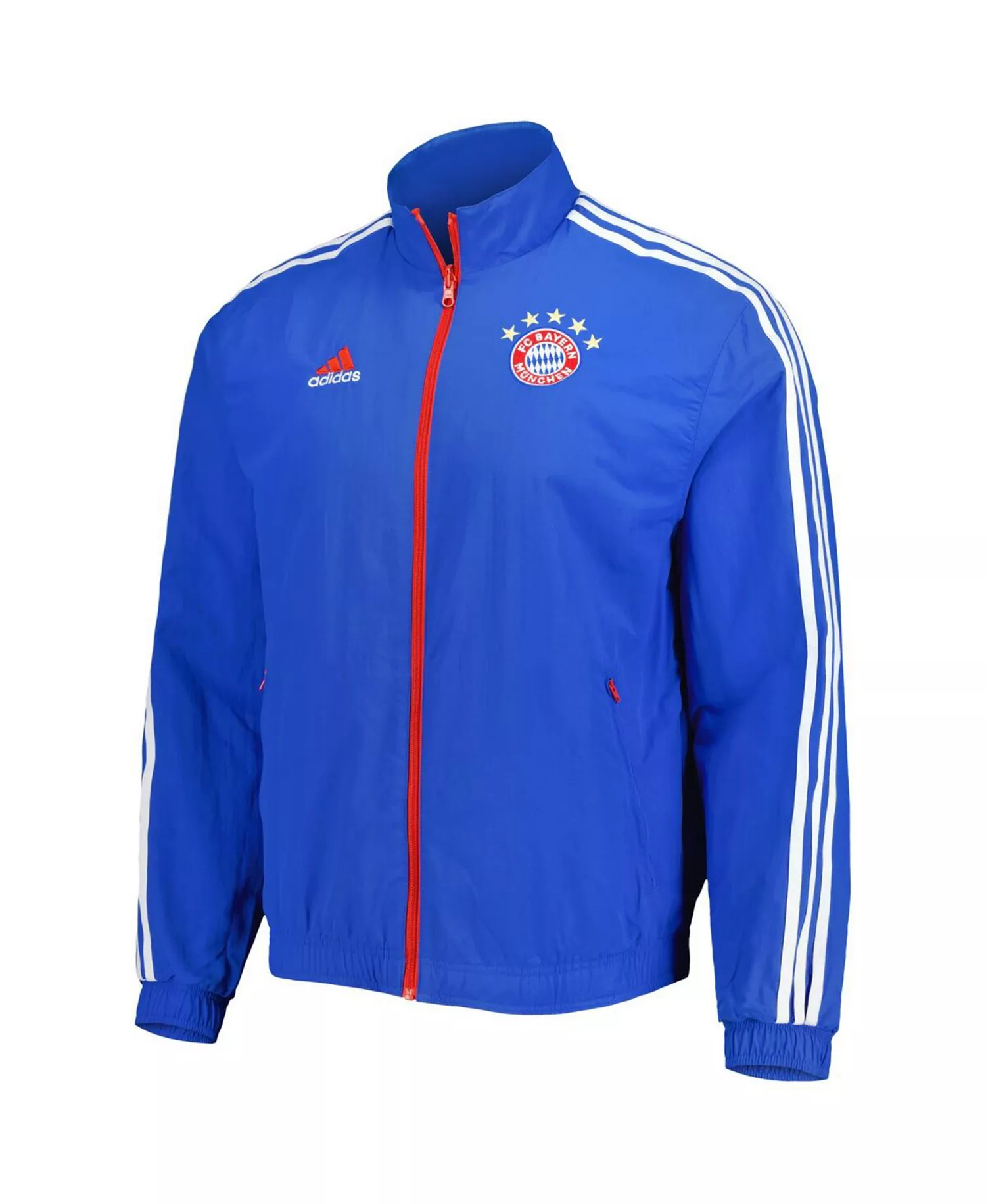 Men's Blue Bayern Munich Team Logo Anthem Full-Zip Jacket - Blue - L