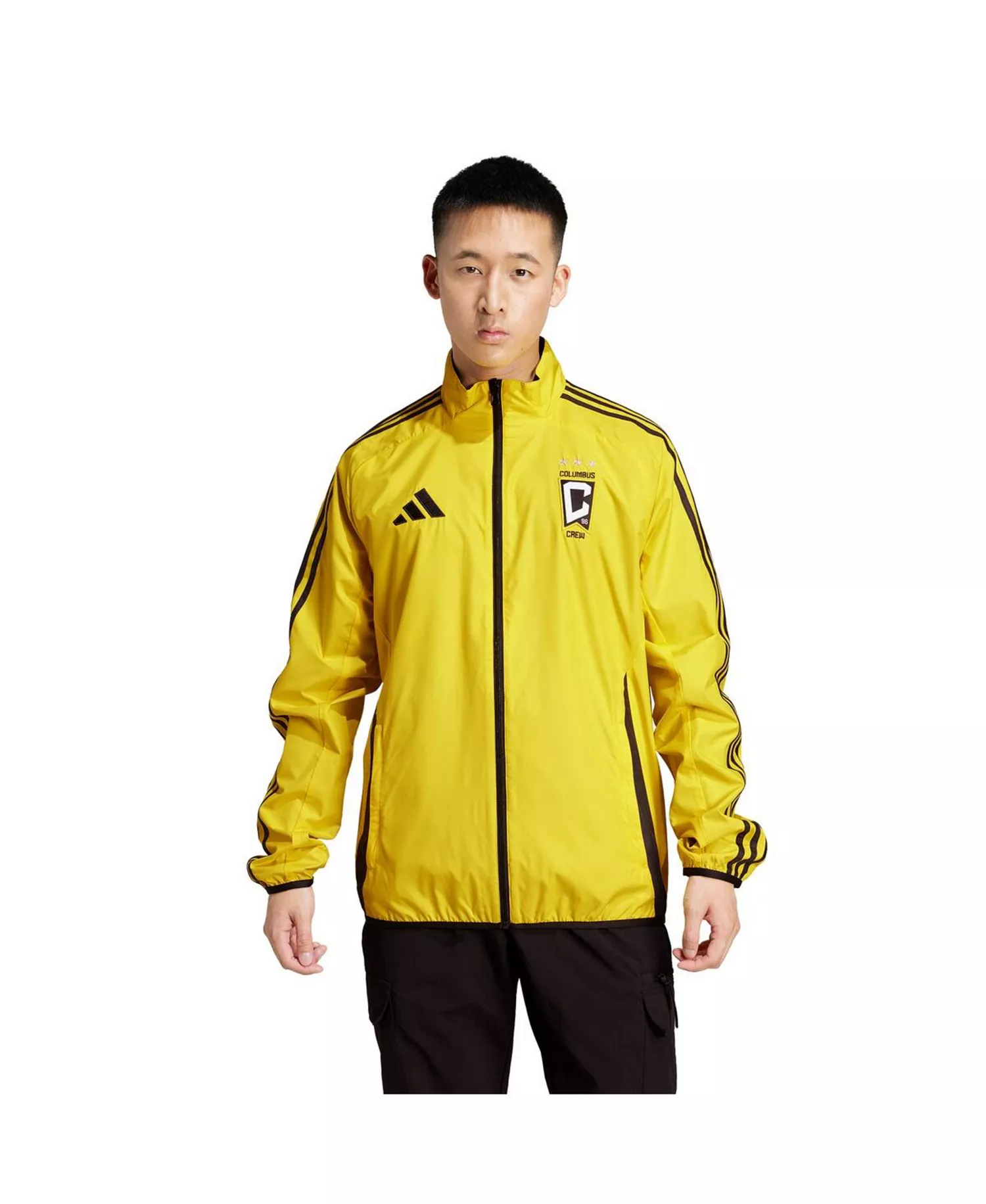 Men's Gold/Black Columbus Crew 2025 Anthem Reversible Full-Zip Jacket - Yellow, Black - 2XL