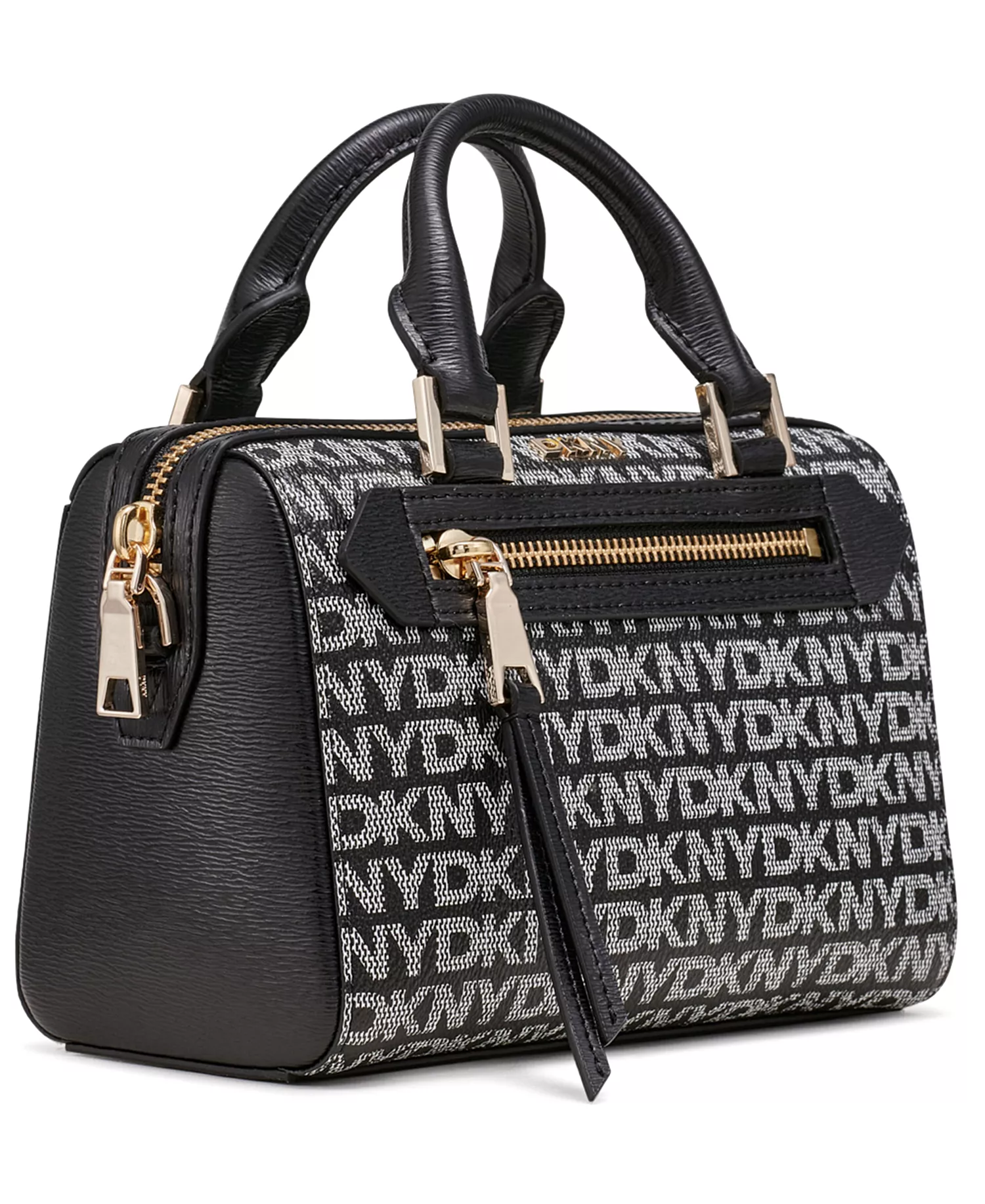 Bryant Ave Mini Logo Duffle Satchel - Black Logo/ Black - NO SIZE