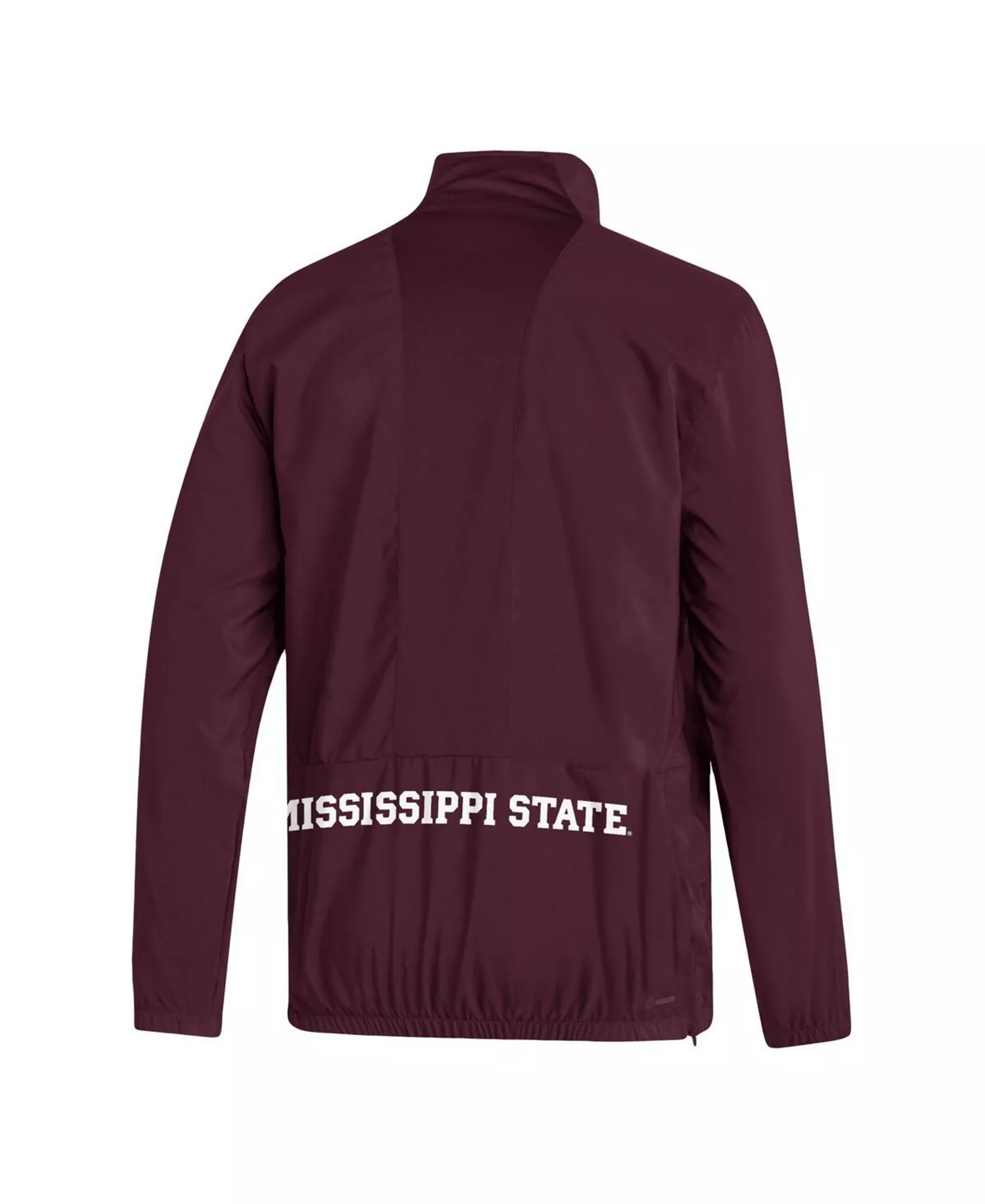 Men's Maroon Mississippi State Bulldogs AEROREADY Half-Zip Jacket - Maroon - M