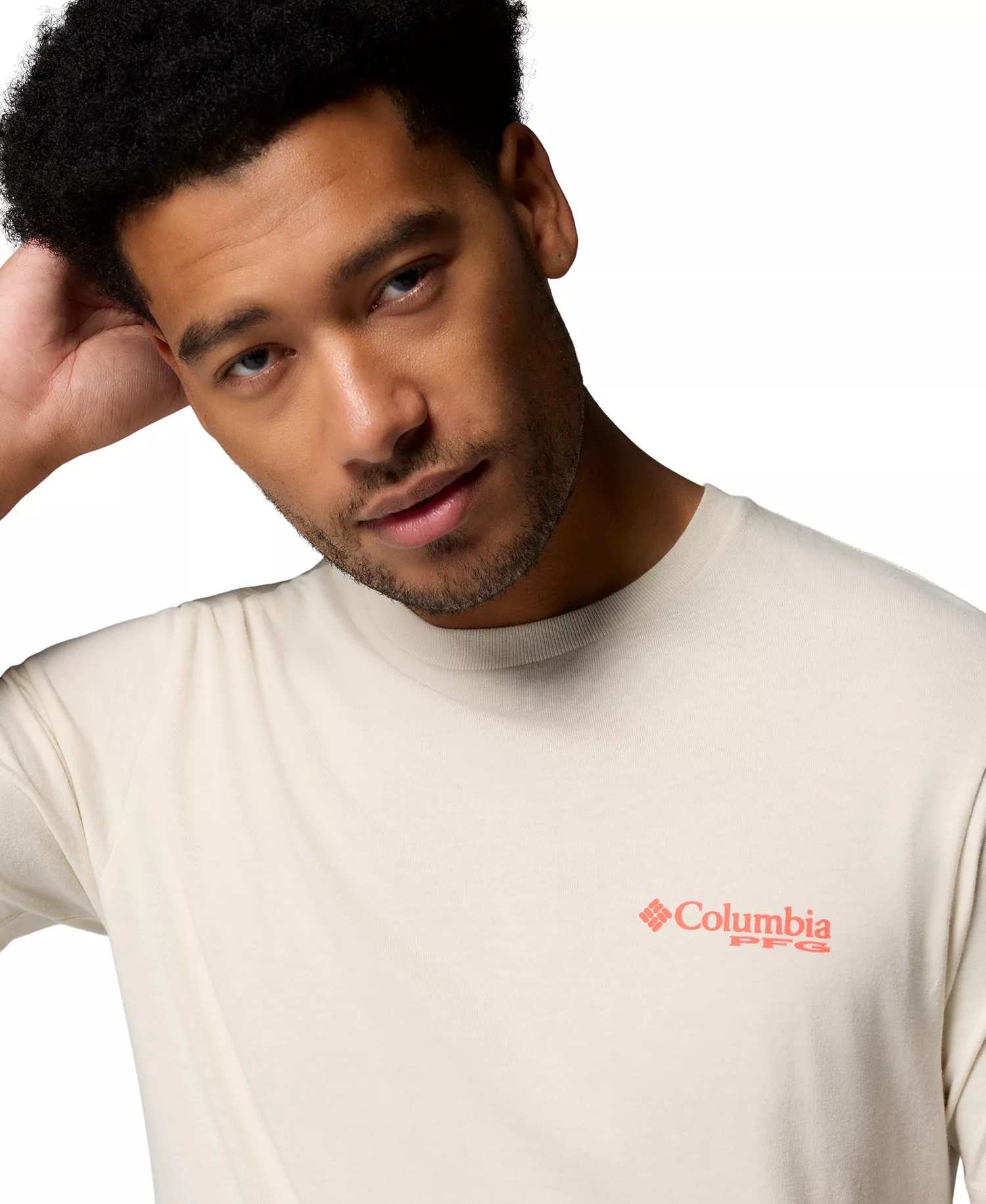 Men's PFG Ahab Graphic T-Shirt - Chalk - L