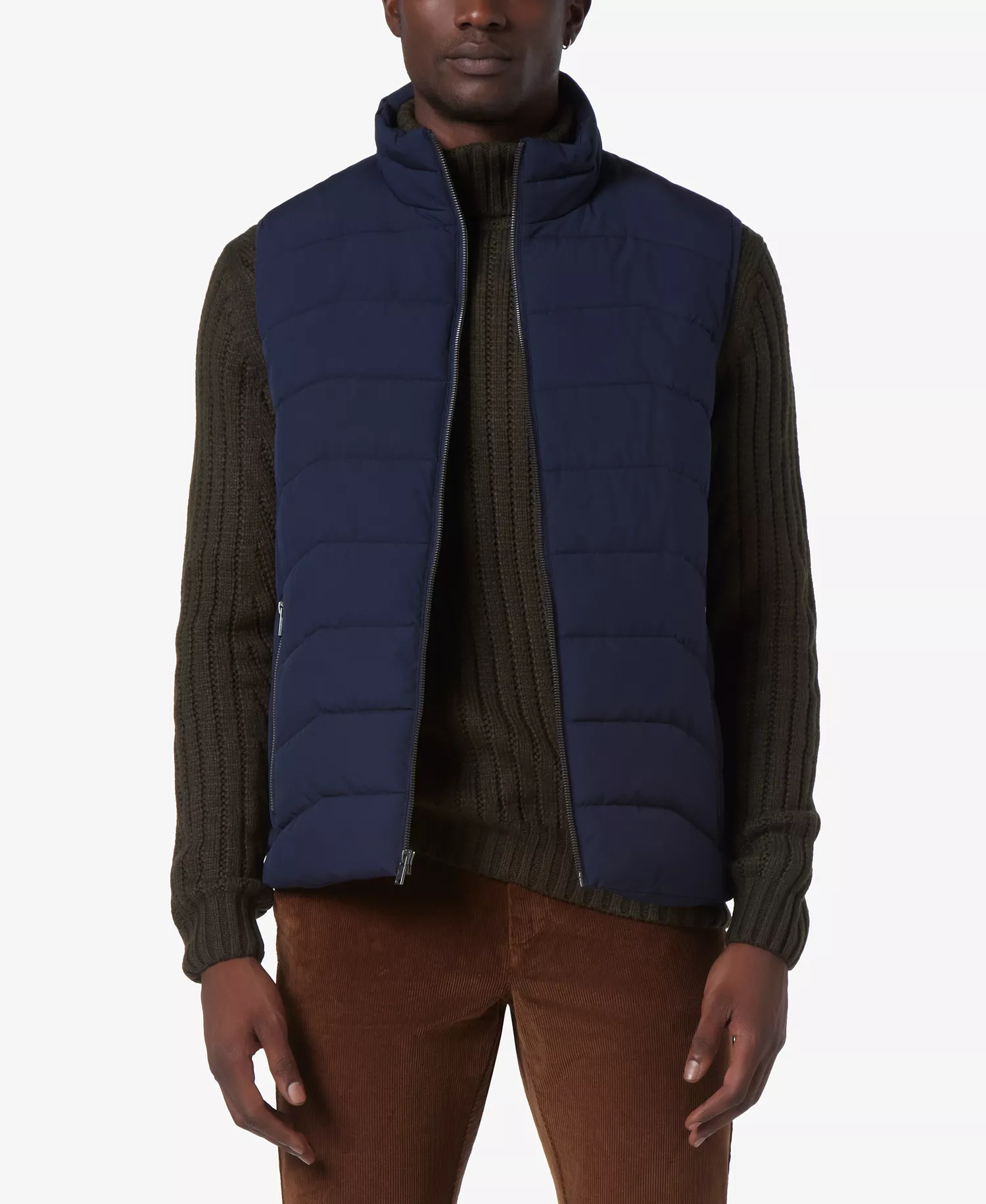 Men's Garrick Stretch Packable Quilted Vest - Ink - S