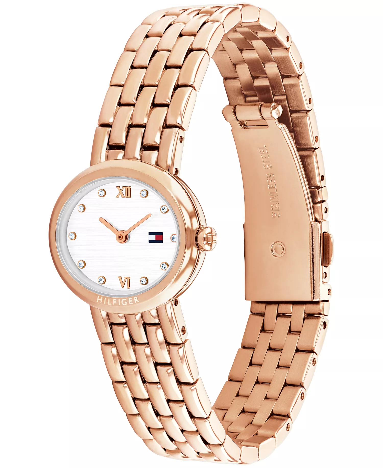 Women's Quartz Rose Gold Tone Stainless Steel Bracelet Watch, 25mm - Rose Gold - 25